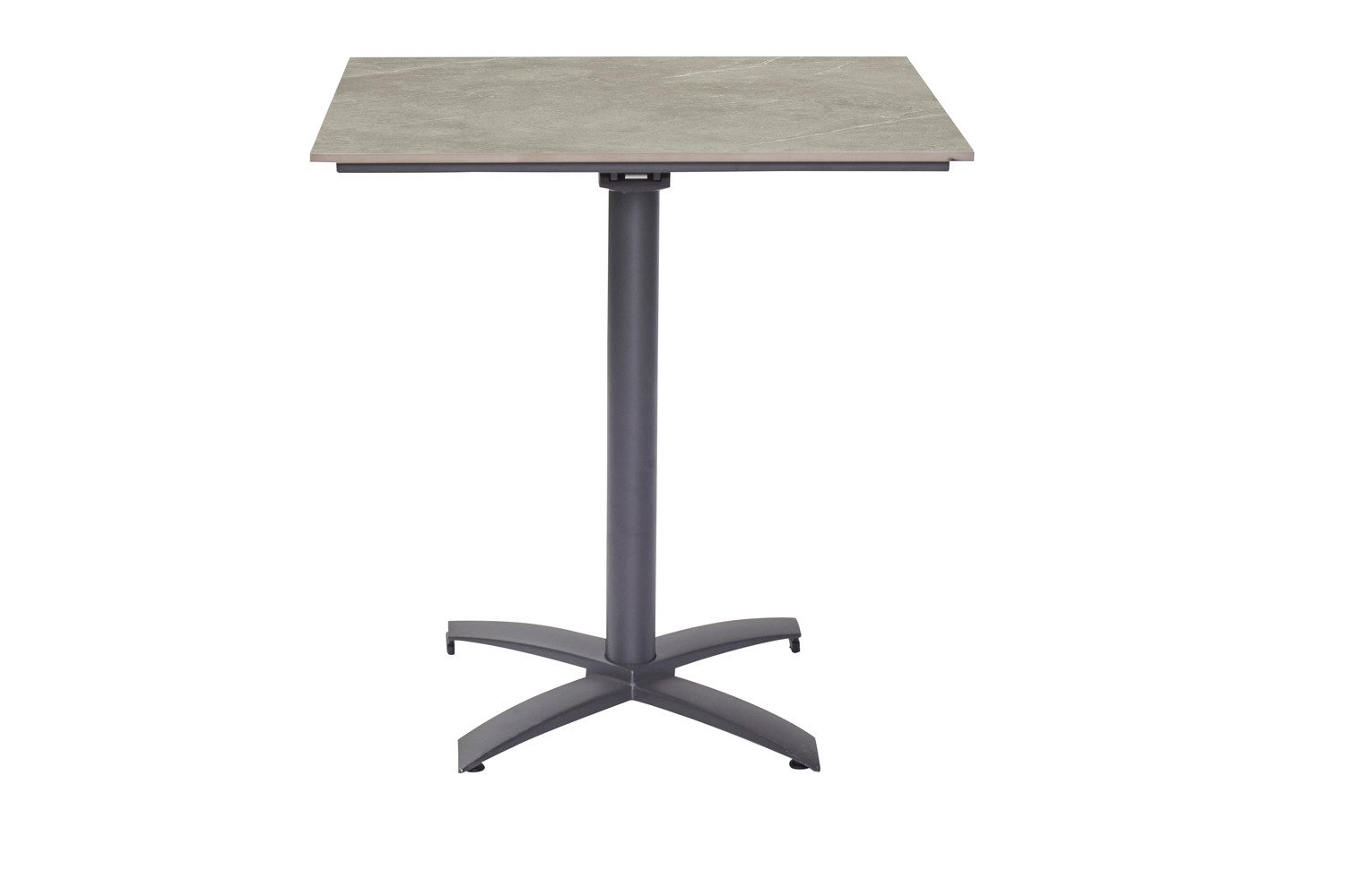 dasmöbelwerk Gartentisch Gartentisch Concord Balkontisch Bistrotisch 70x70x70cm Anthrazit (1-St)