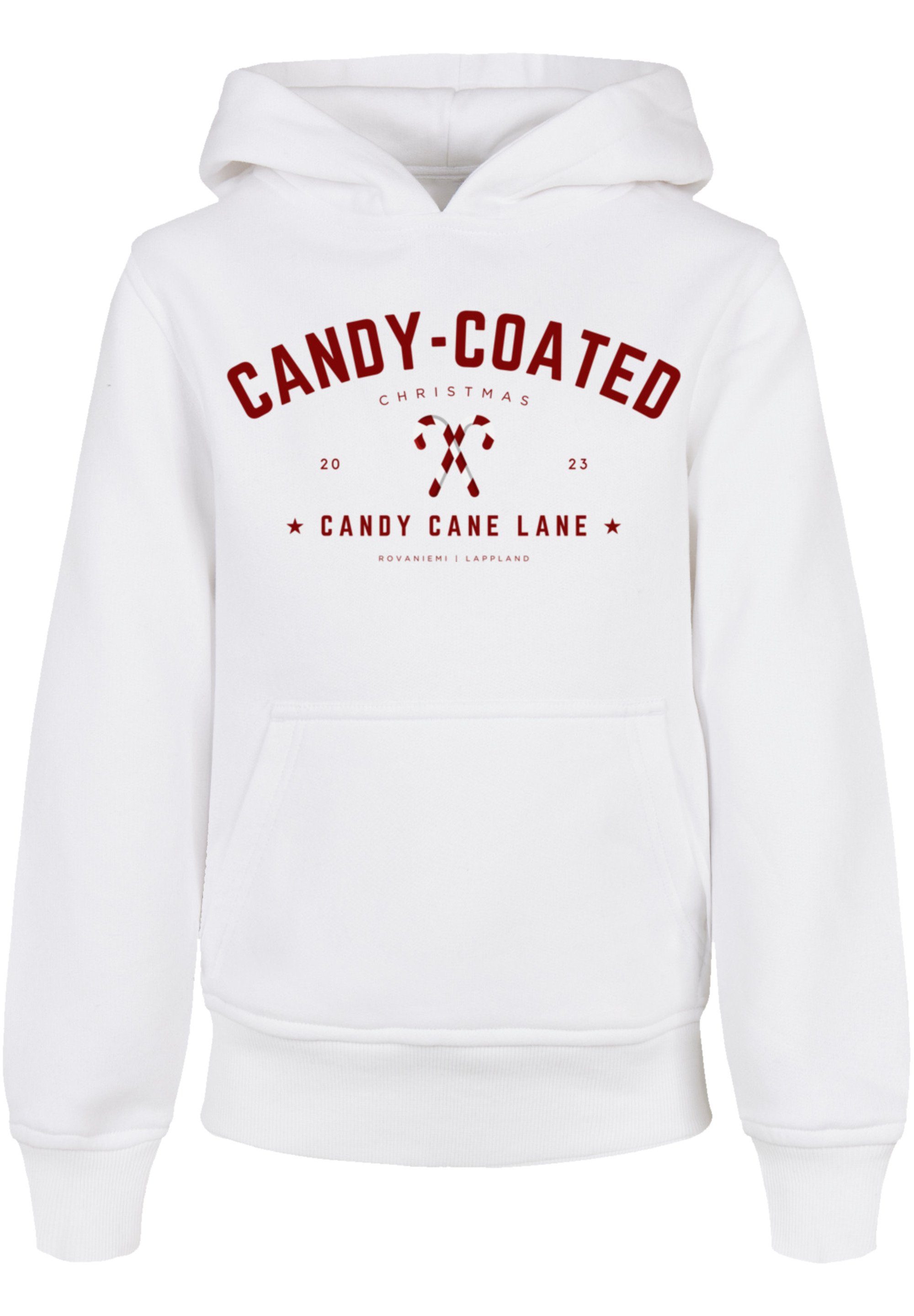 F4NT4STIC Kapuzenpullover Weihnachten Candy Coated Christmas Weihnachten, Geschenk, Logo weiß | Hoodies