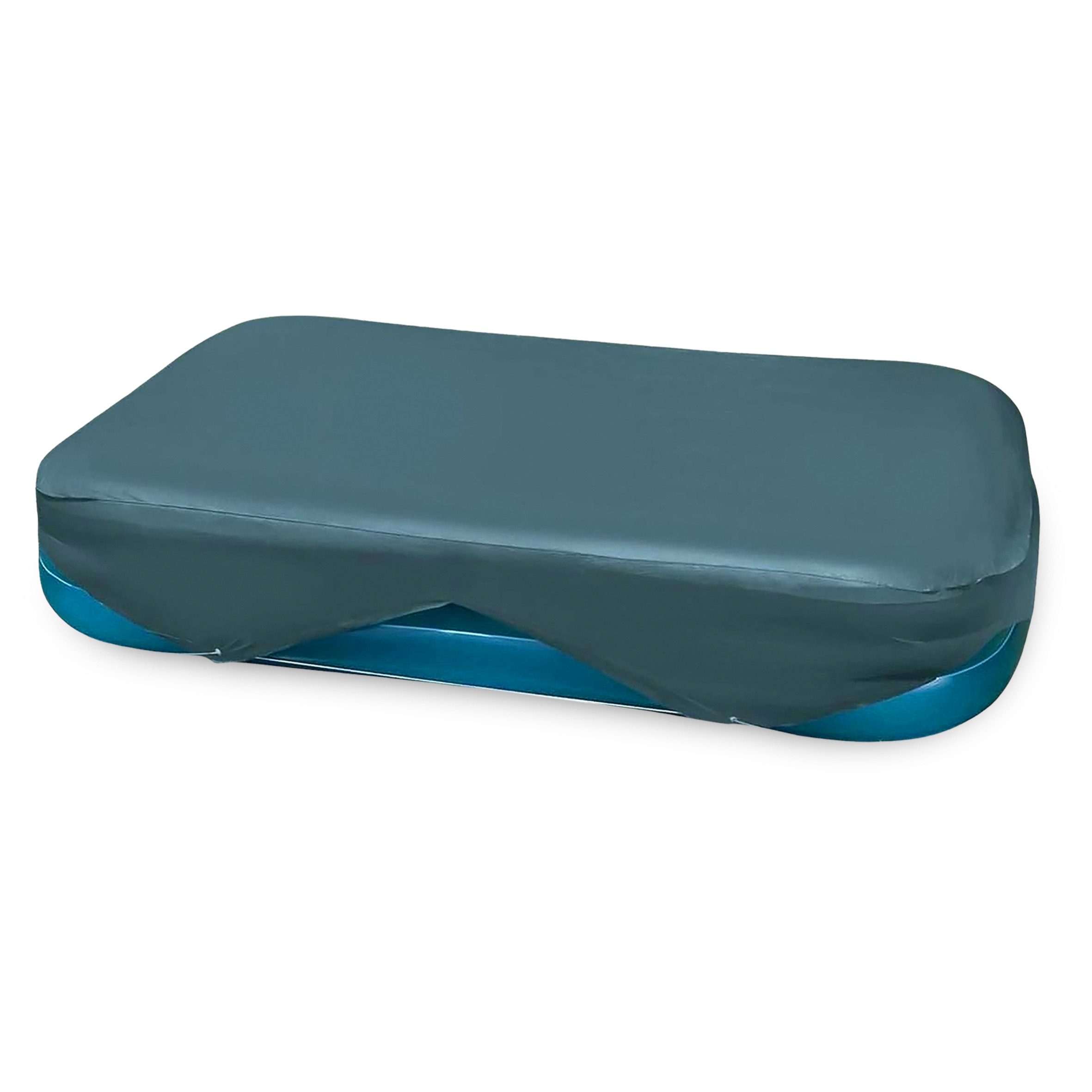Pool-Abdeckplane Poolabdeckung rechteckig blau - 305 x 183 cm