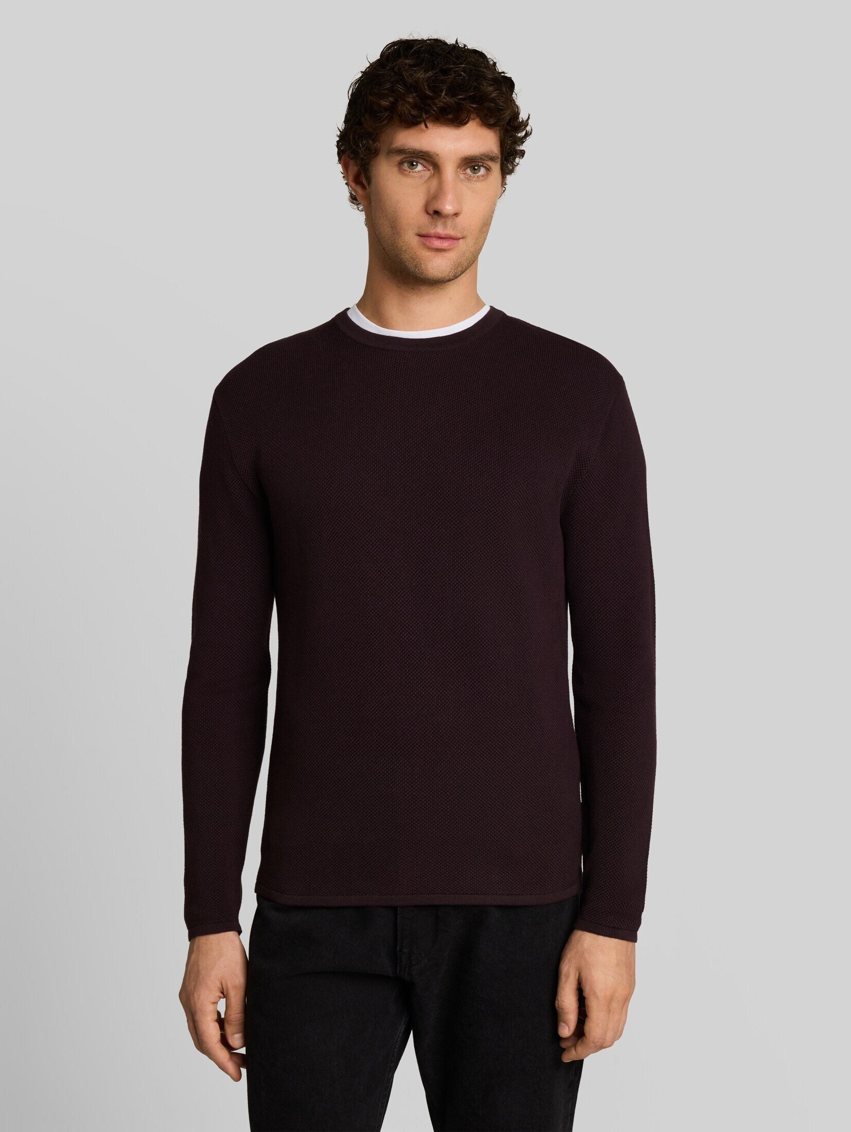TOM TAILOR Denim Strickpullover Pullover & Strickjacken Strickpullover aus Baumwolle