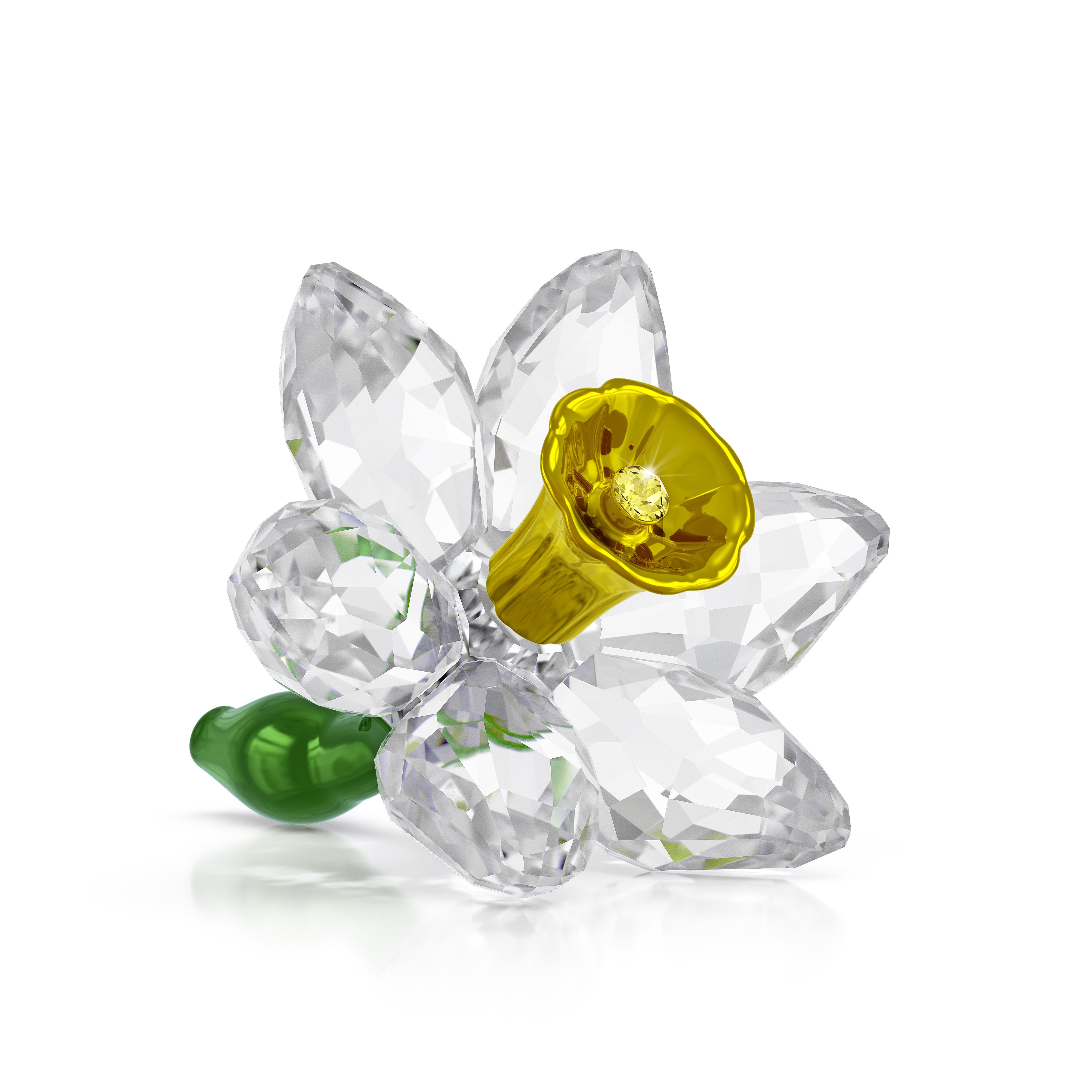 Swarovski Glasblume Kristallfigur Sammelfigur FLORERE DAFFODIL (1 St), Swarovski® Kristall
