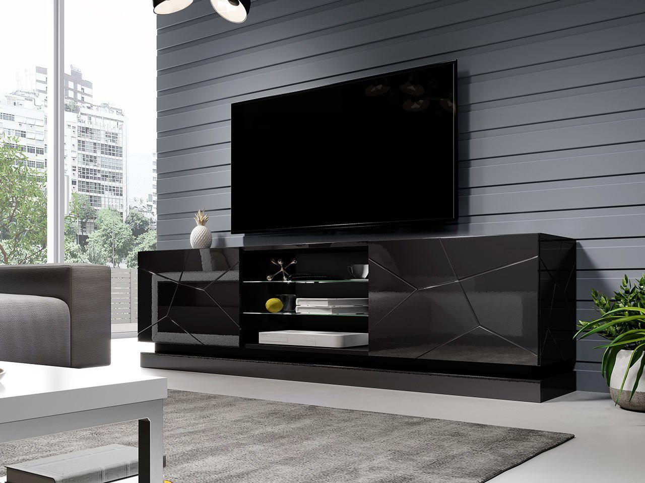 MIRJAN24 TV-Schrank Qiu 200 (mit 2 günstig online kaufen