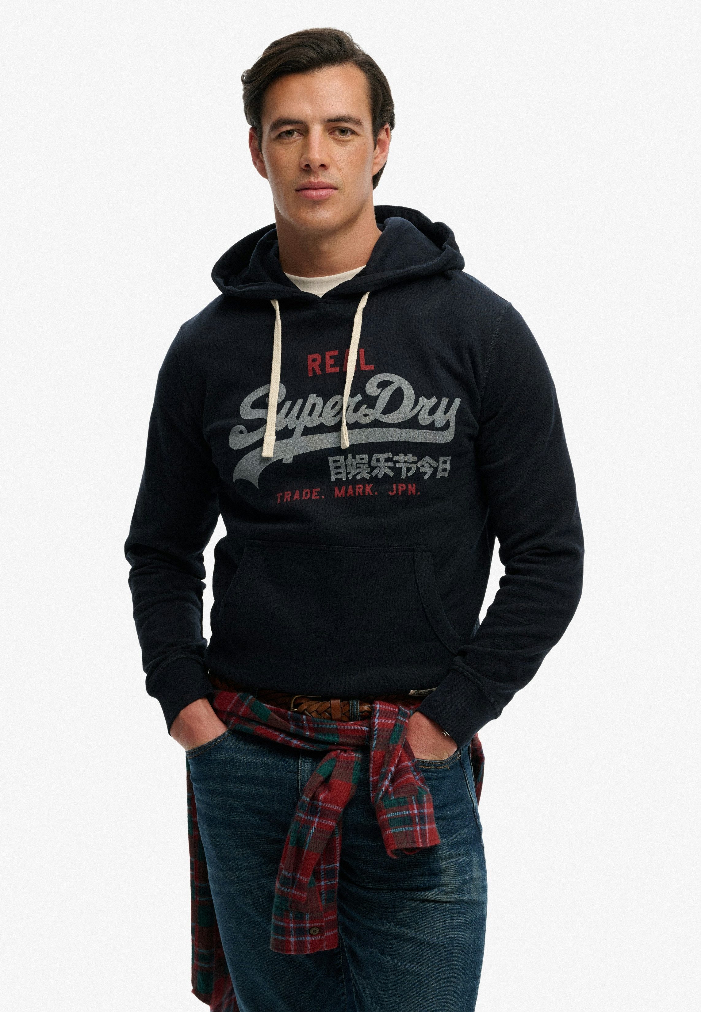 Superdry Kapuzensweatshirt VL CLASSIC HOOD mit klassischem Vintage-Logo Print