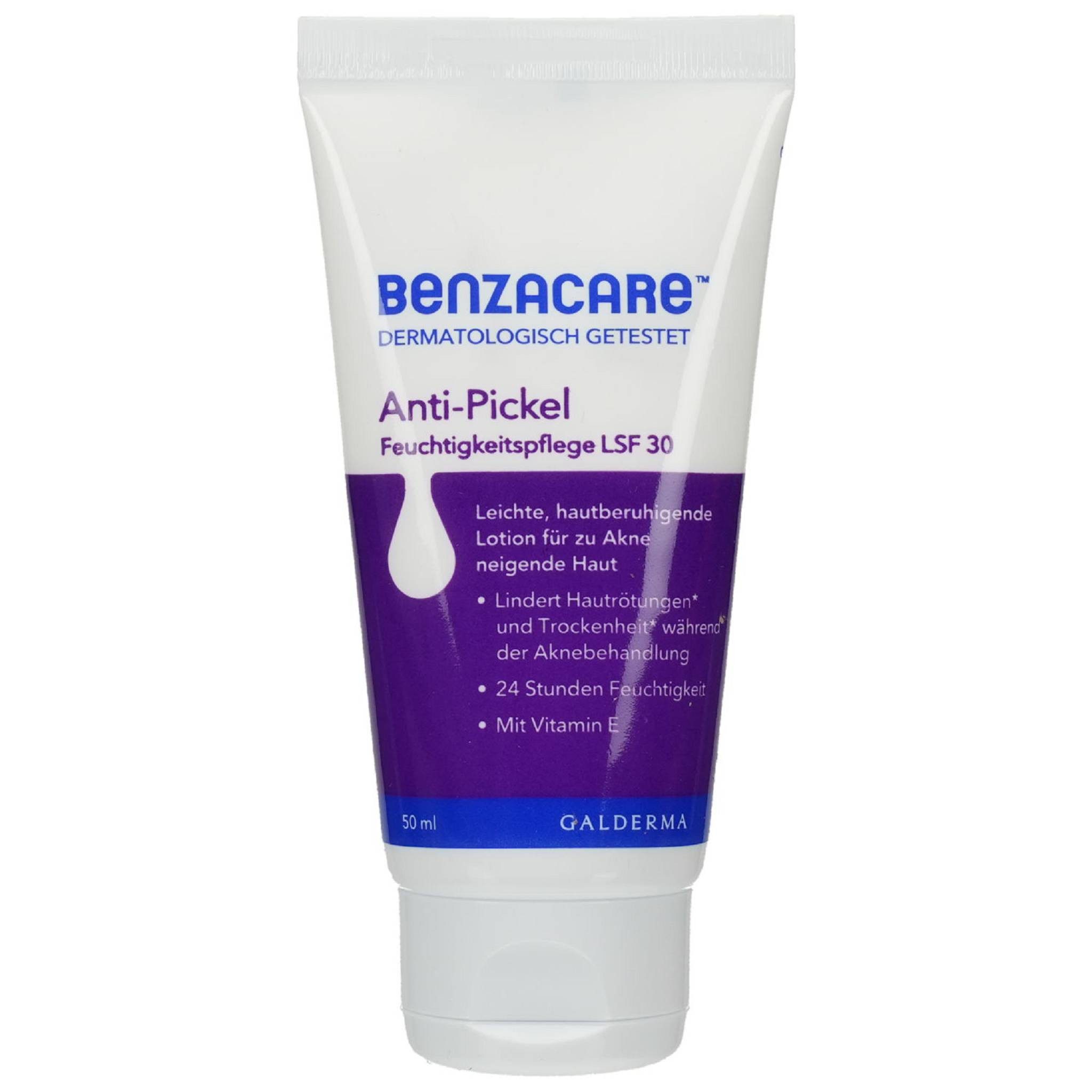 BENZACARE Tagescreme Anti-Pickel Feuchtigkeitspflege SPF 30 50ml