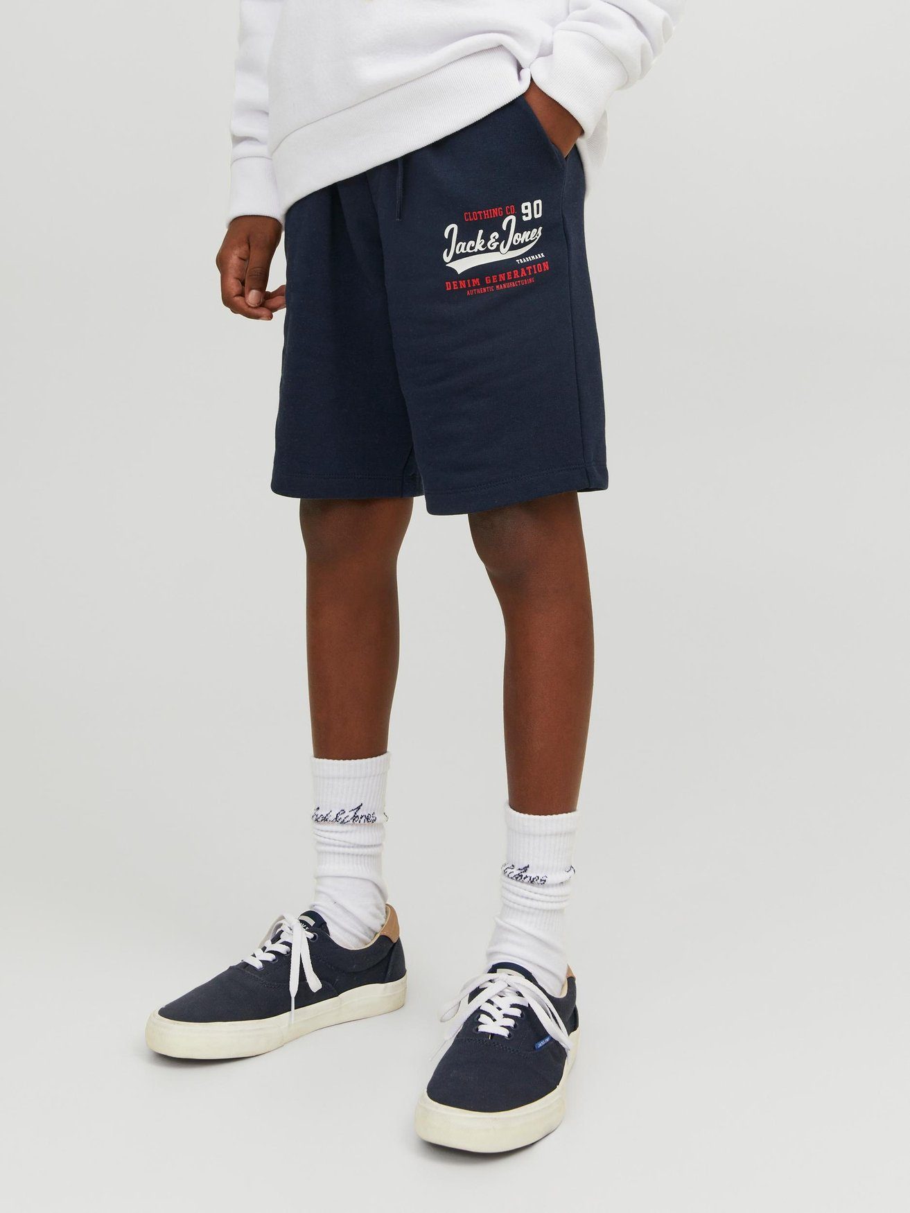 Navy Shorts Sweat & Jack Shorts Kurze in Jogginghose 5986 JPSTLOGO Jones