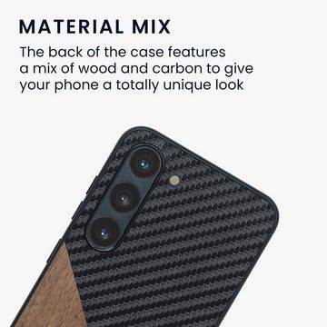 kwmobile Handyhülle Hülle für Samsung Galaxy S23, Holz Handy Schutzcase - Handy Case Schutzhülle - Smartphone Cover