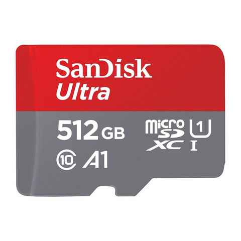 Sandisk microSDXC Ultra, Adapter "Mobile" Speicherkarte (512 GB, UHS Class 1, 150 MB/s Lesegeschwindigkeit)