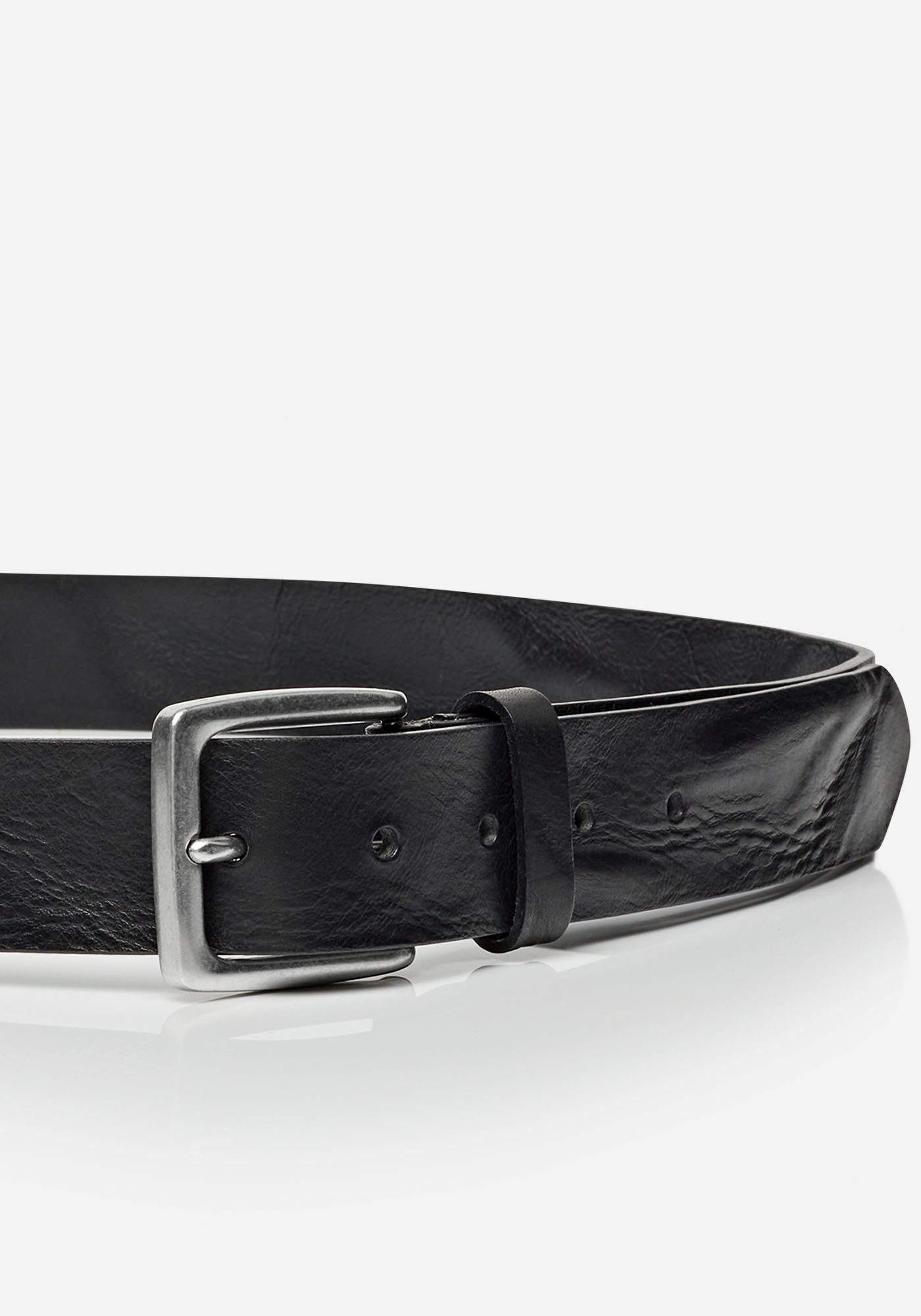 MONTI Ledergürtel BOLOGNA 3,5 cm breit, Jeans-Casual, Unikat, kürzbar