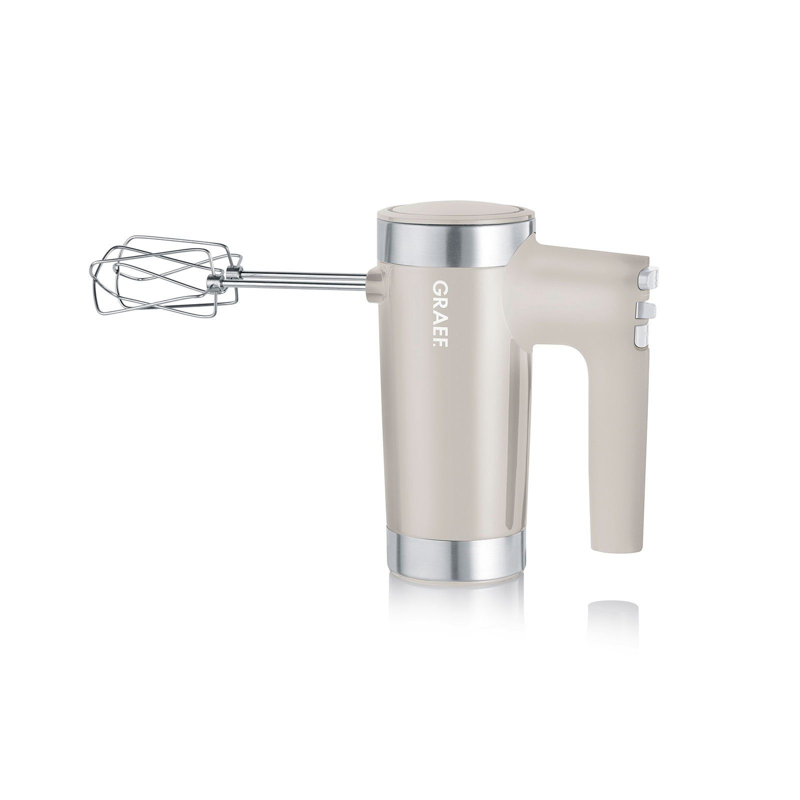 Graef Handmixer HM 508, 600 W, 7 Geschwindigkeitsstufen, langes Kabel, maximale Bewegungsfreiheit