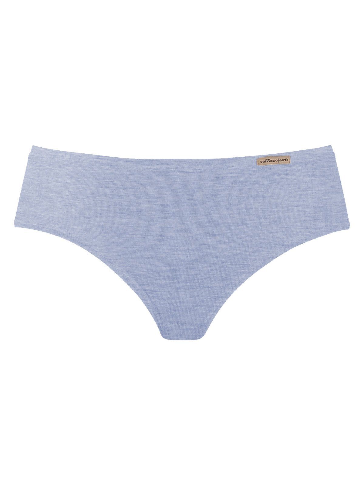 blau-melange 1-St) (Stück, Jazzpants Baumwolle Vegan COMAZO Damen Panty aus