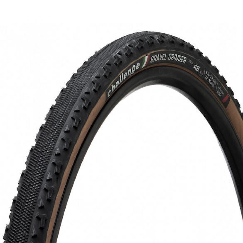 Challenge Fahrradreifen Challenge Gravel-Reifen Gravel Grinder Race Clincher 42-622 Schwarz/br