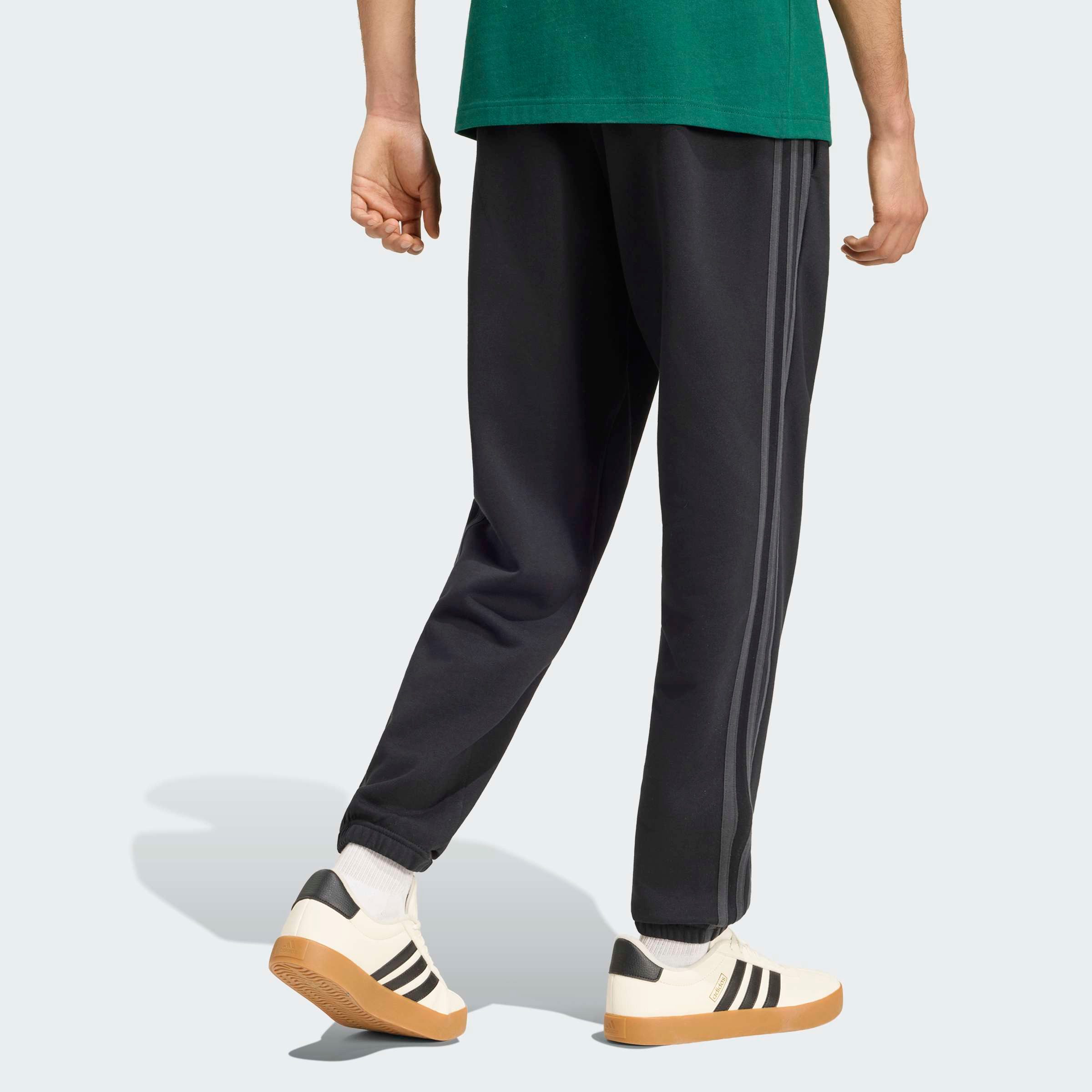 adidas Sportswear Sporthose ESSENTIALS 3-STREIFEN, SCHMAL ZULAUFEND, BÜNDCHEN