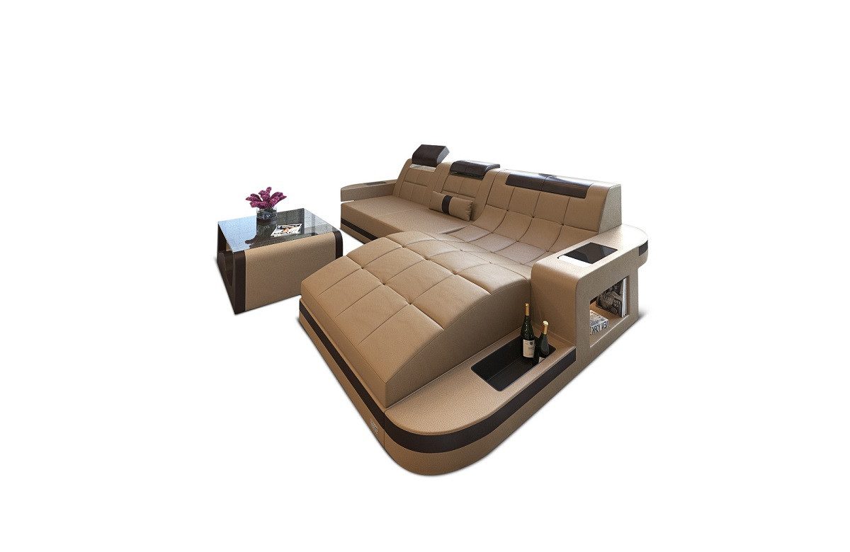 Sofa Dreams Ecksofa Sofa Leder Ledercouch günstig online kaufen