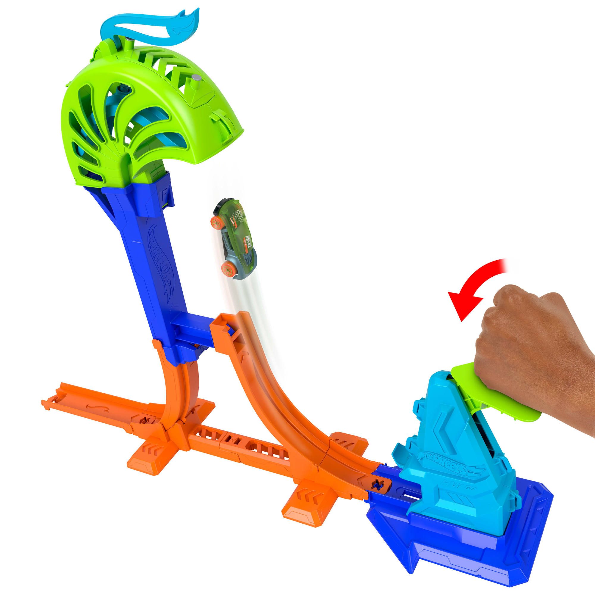 Hot Wheels Autorennbahn Hot Wheels Stunt Tracks Power Launch Champion