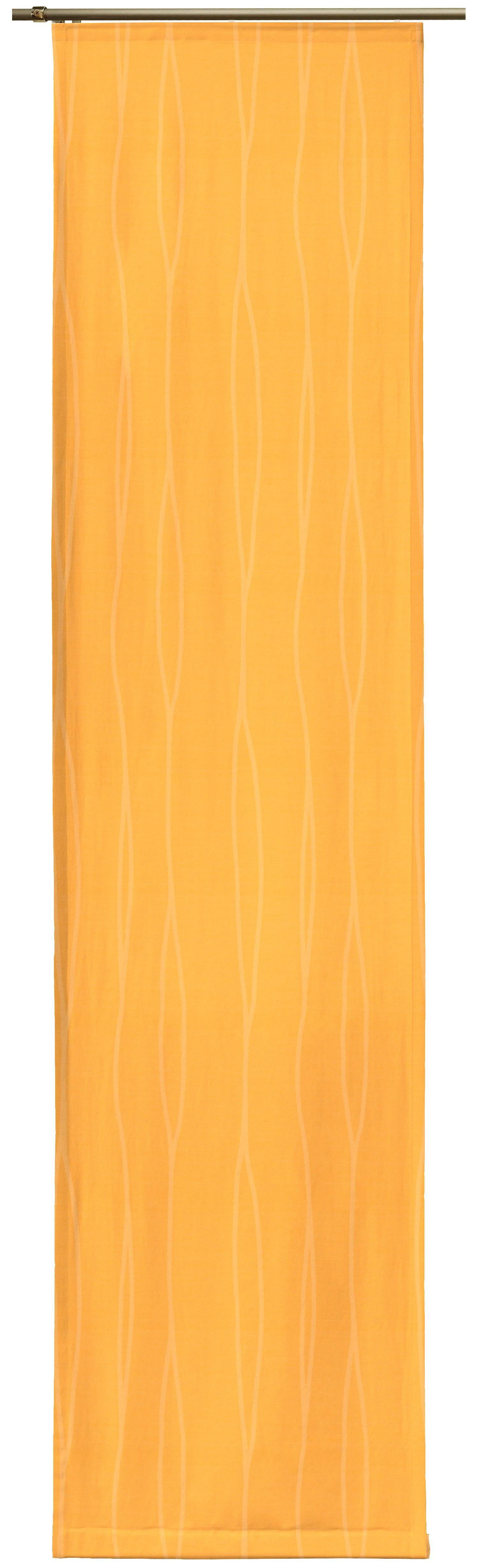Wirth Schiebegardine LANGWASSER (1 St), Klettband, blickdicht, Jacquard, inkl. Beschwerungsstange