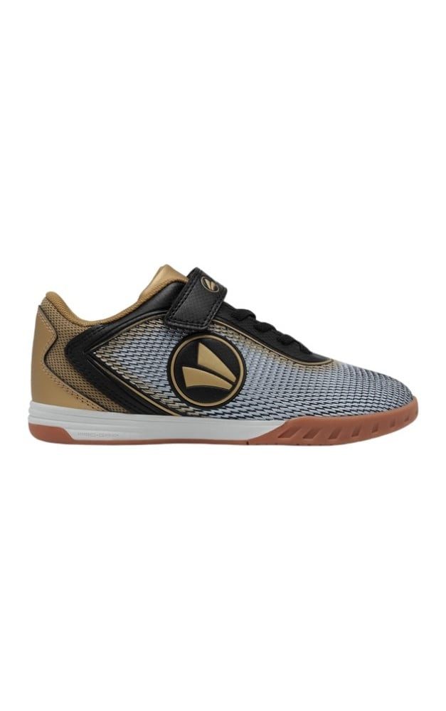 Jako J-SI Course EV (Indoor Training/Hallentraining) schwarz/gold Jungen Fußballschuh