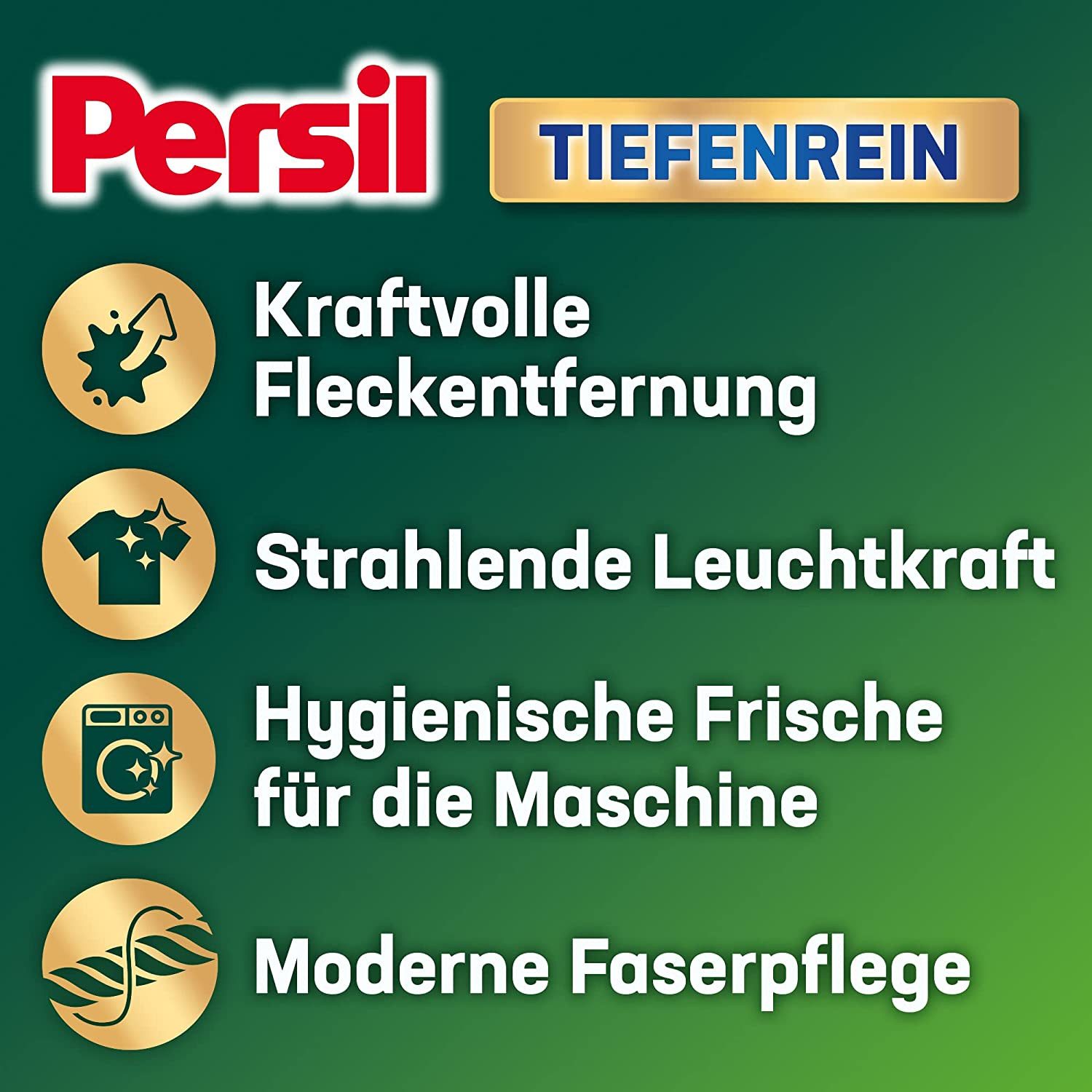 Persil Color Kraft Gel 100 WL Colorwaschmittel (Vorratspack, [1-St. Flüssigwaschmittel mit Tiefenrein Technologie)