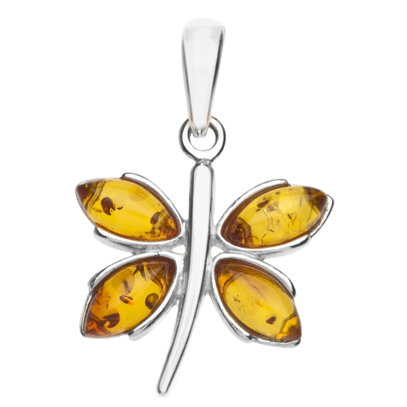 Kettenanhänger Ostsee-Schmuck Anhänger Schmetterling Anhänger Schmetterling