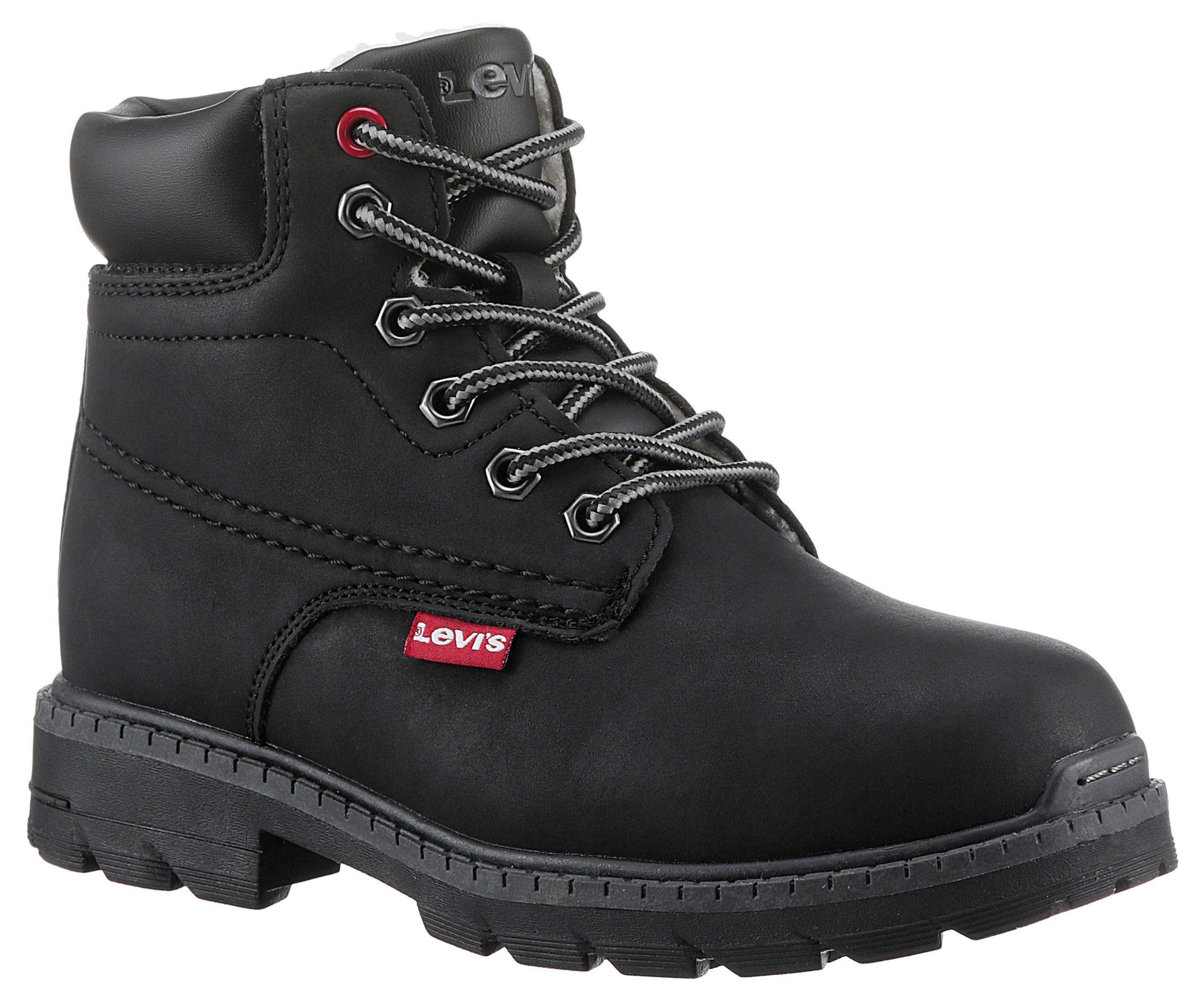 Levi's® Kids LEVIS® NEW FORREST FUR Winterboots, Schnürboots, Outdoorschuh mit praktischem Innenreißverschluss