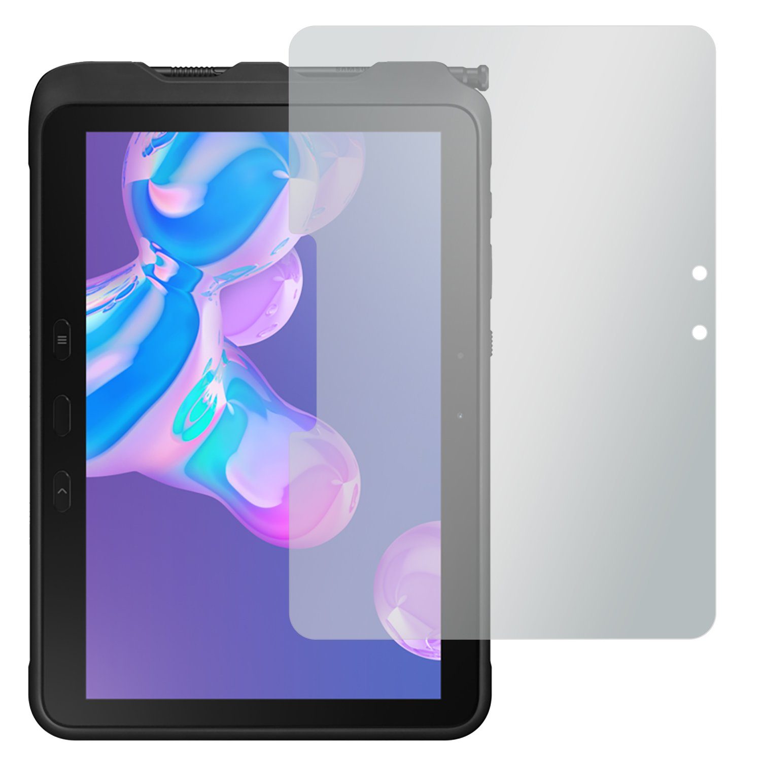 SLABO Schutzfolie 2 x Displayschutzfolie No Reflexion, Samsung Galaxy Tab Active Pro (LTE Wi-Fi) (SM-T540 SM-T545)