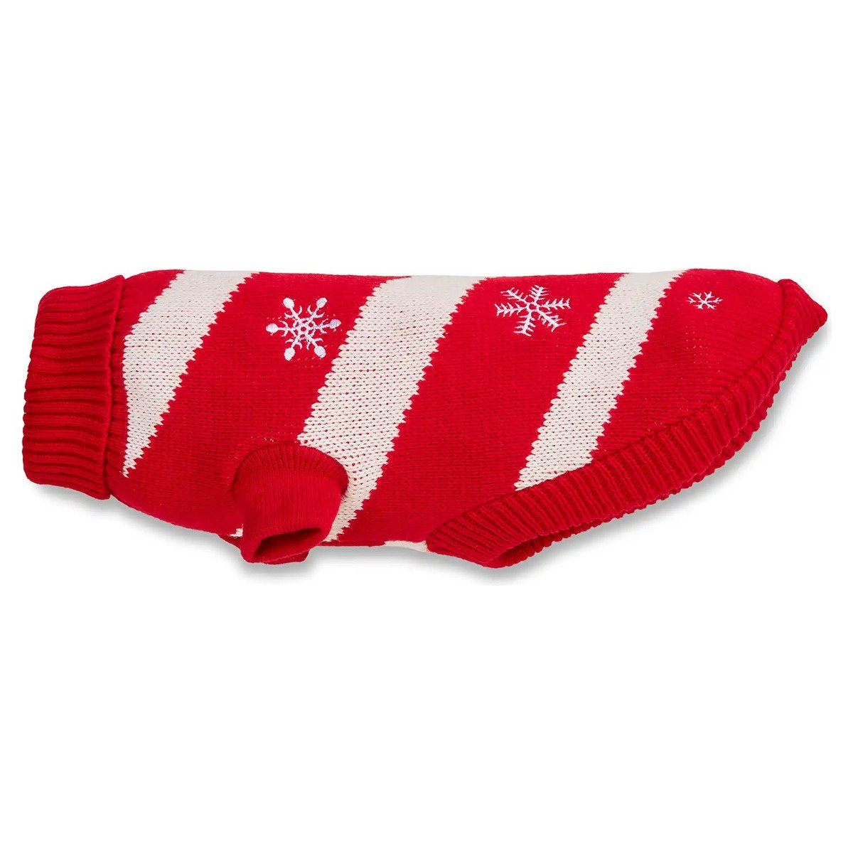 Wolters Hundepullover Strickpullover Frosty rot/weiß