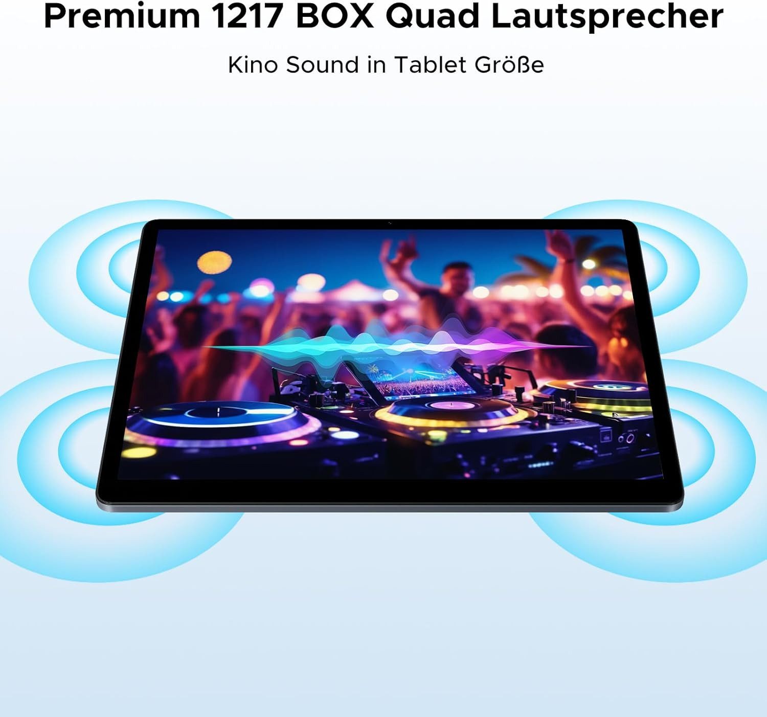 Zevelora 13500mAh Helio G100 8 GB RAM Fast Gaming Tablet (14", 256 GB, Android 15, 4G LTE, Leistungsstarkes Allround-Gerät für Arbeit, Freizeit und unterwegs)