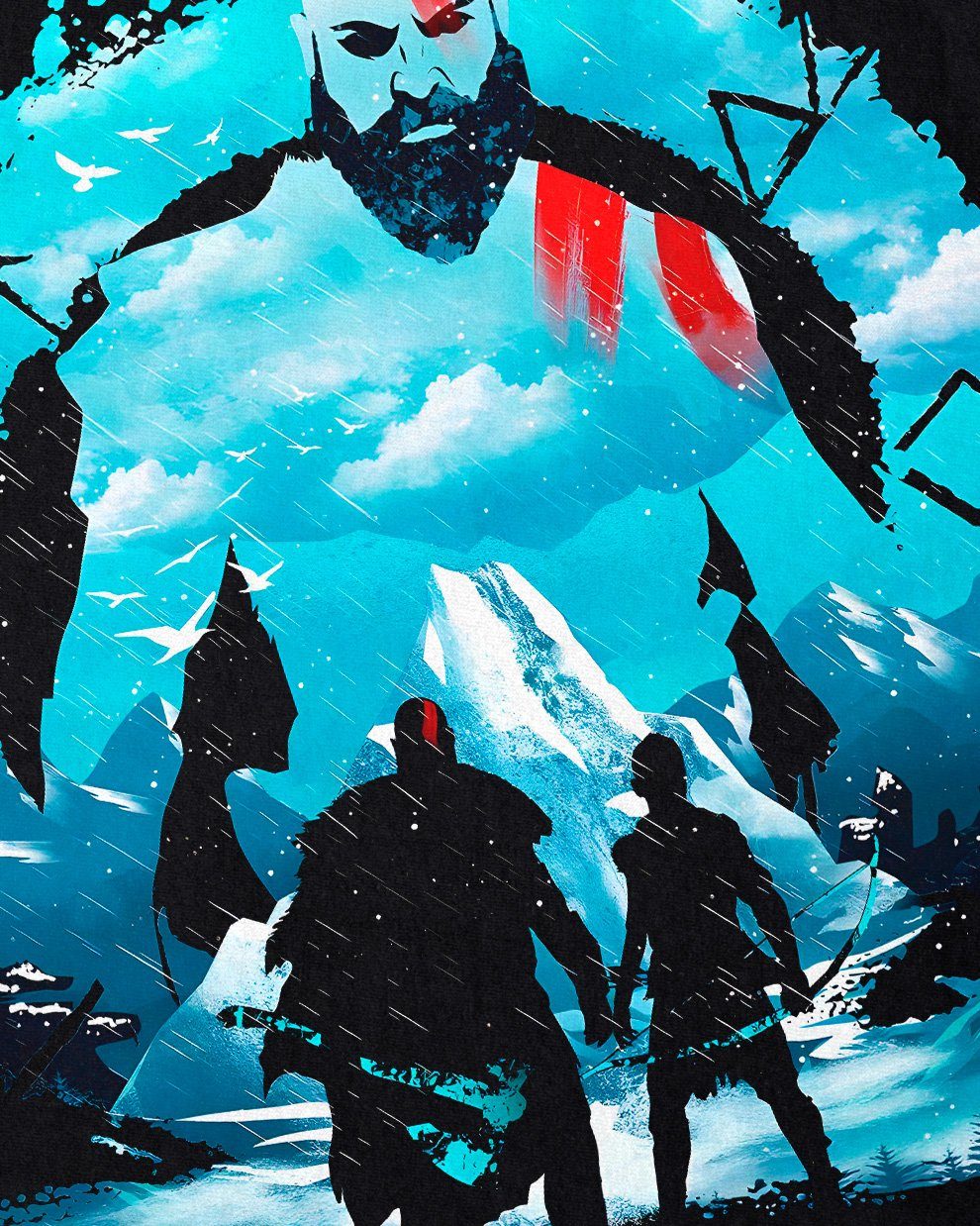 style3 T-Shirt Godly Game god of action adventure kratos war günstig online kaufen