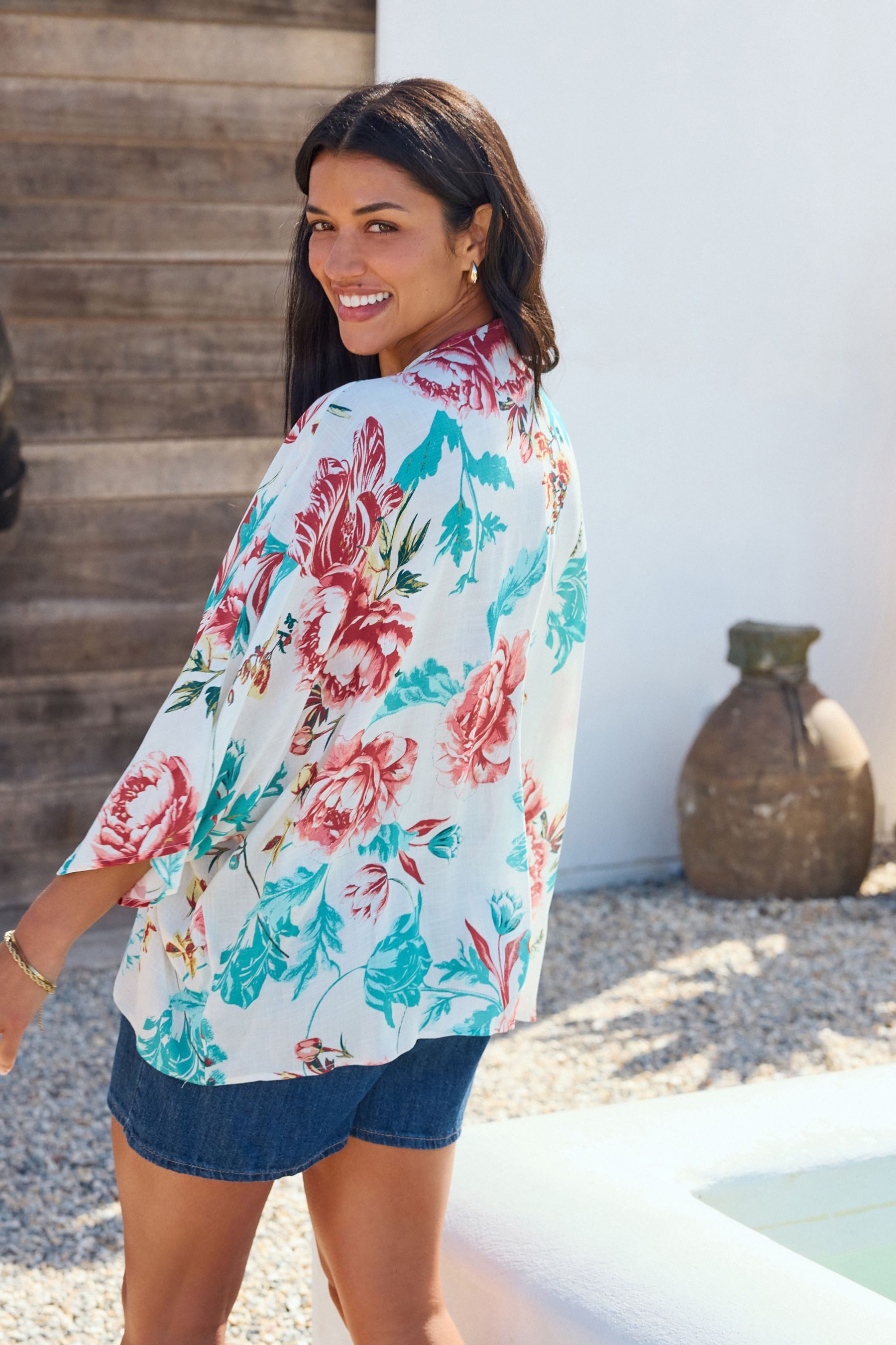 Next Blusenkimono Kurzer Kimono-Überwurf (1-tlg) günstig online kaufen