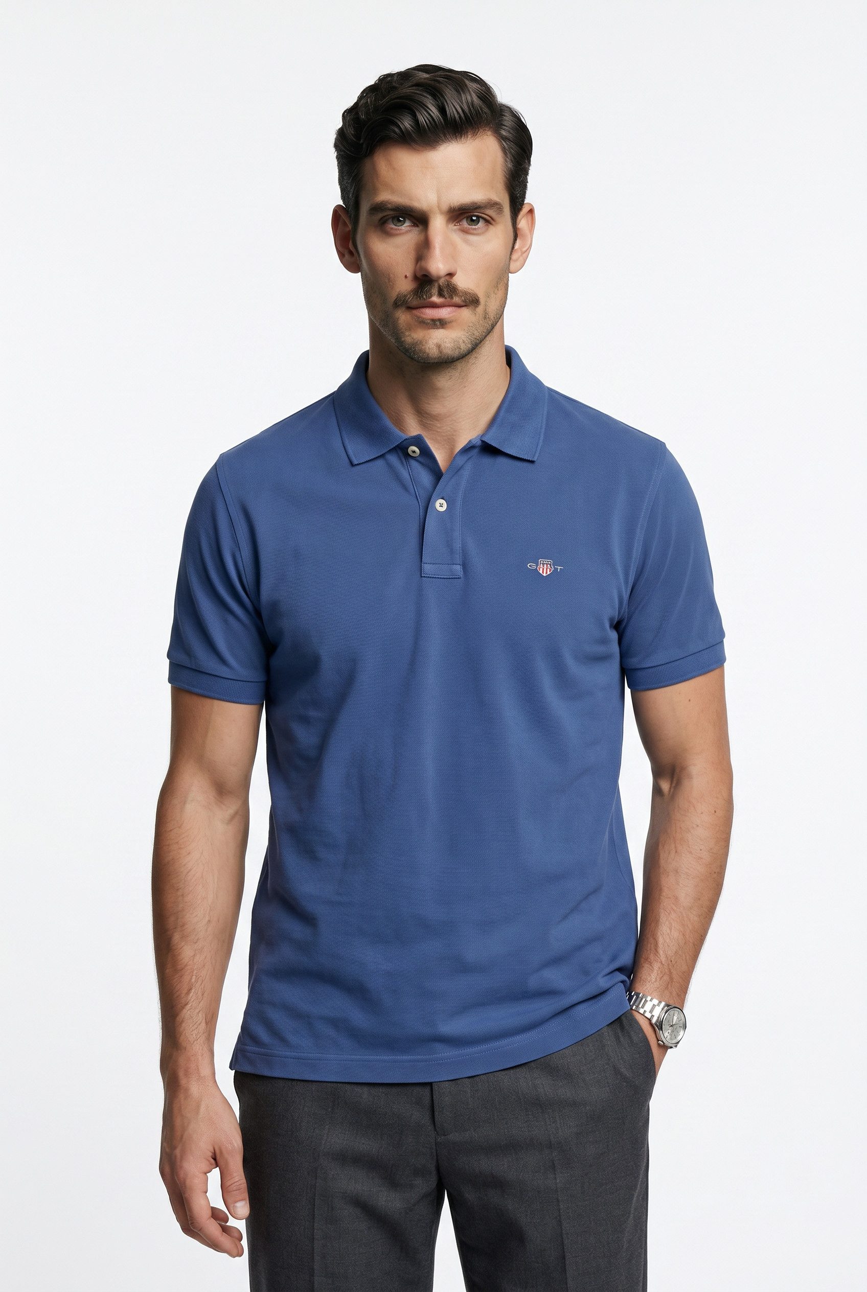 Gant Poloshirt REG EMB ARCHIVE SHIELD POLO Mit Schlitzen an der Seite