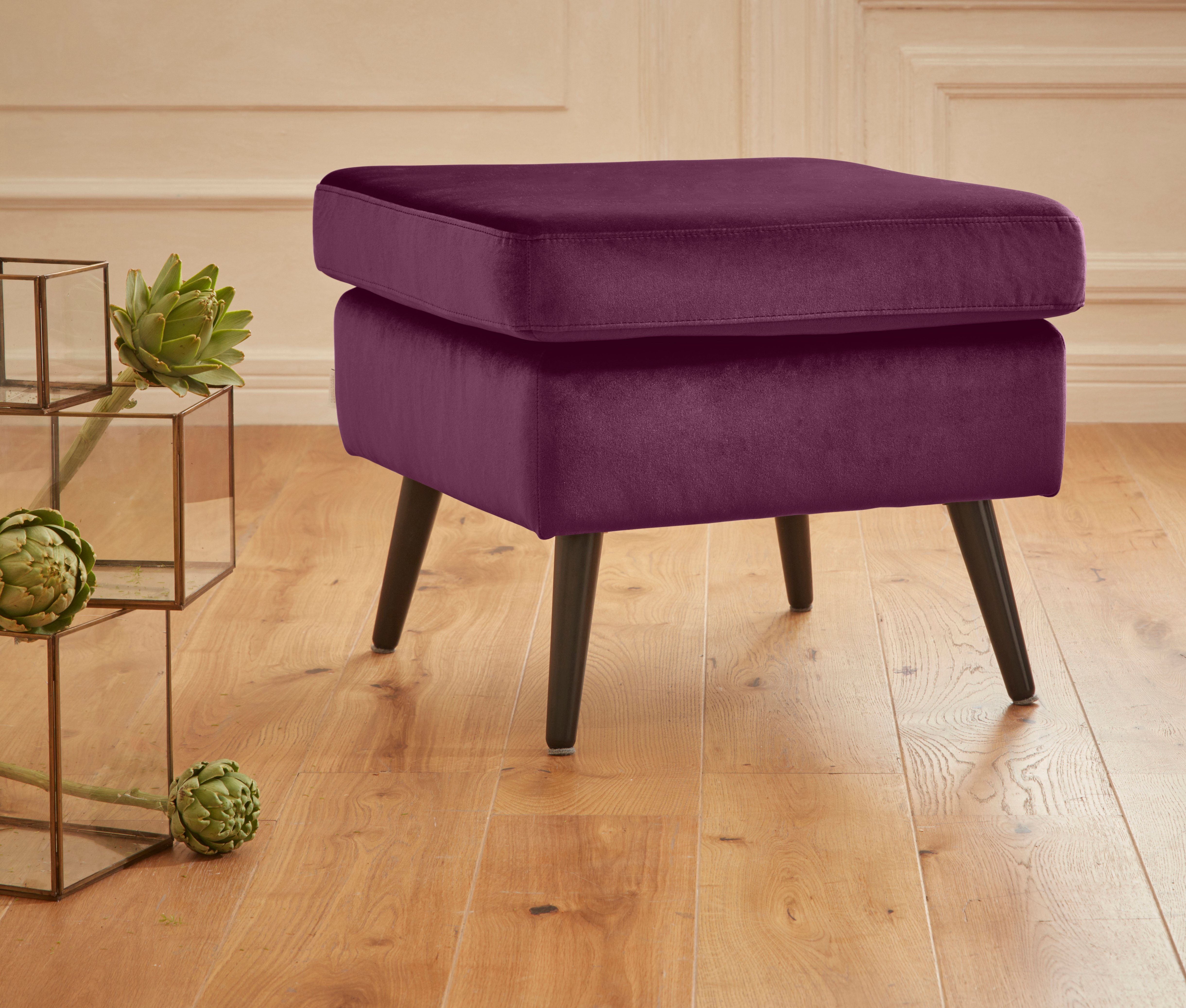 Home affaire Polsterhocker Sallito, die kleinere Version von "Salla", in 6 Bezugsqualitäten