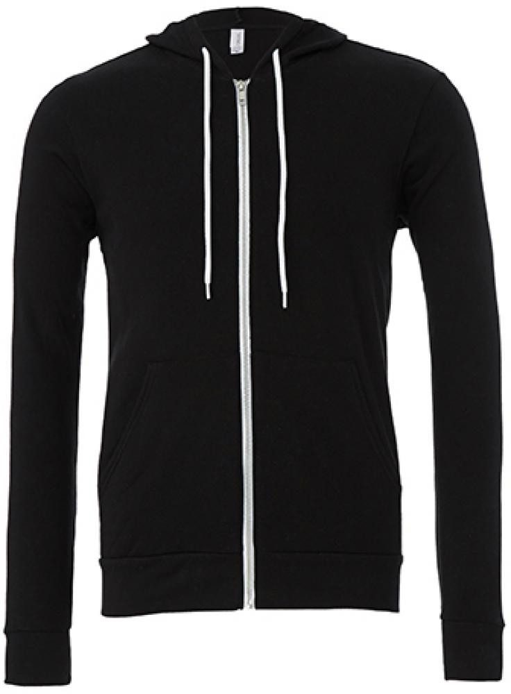 Bella + Canvas Kapuzensweatjacke Unisex Zip-Up Poly-Cotton Fleece Hoodie