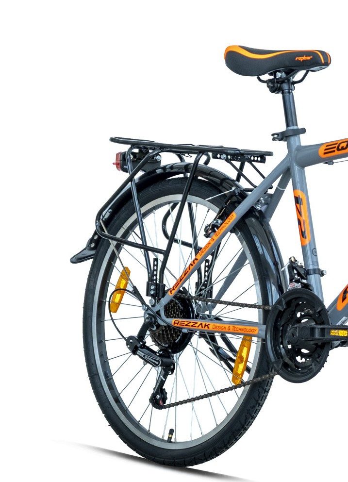 Rezzak Cityrad 24 Zoll Kinderfahrrad 24"Straßenzugelassenes City Bike für Jungen, 21 Gang, Kettenschaltung
