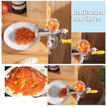 Kpaloft Fleischwolf Wurstfüller, Heimküchenmaschine, Multifunktionale Hauskochmaschine, für gedrehte Gemüsewurst, Manuell