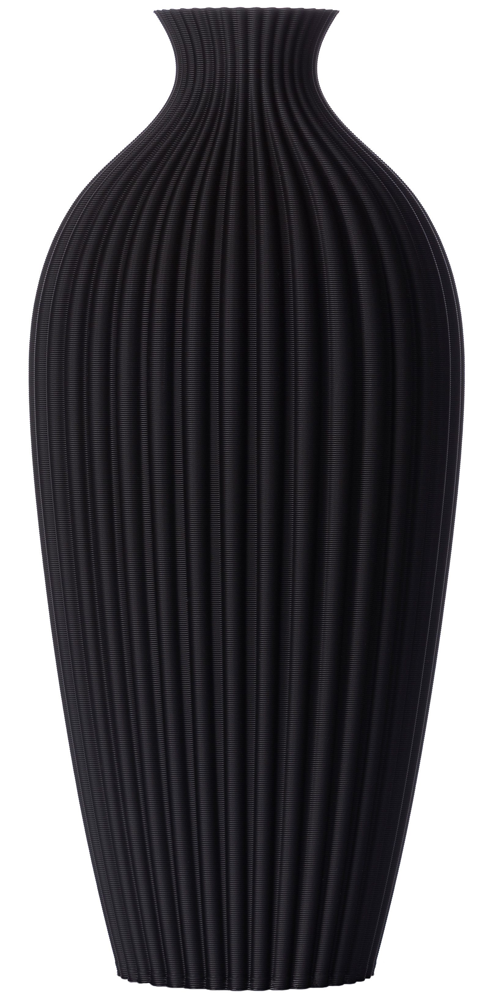 3D Vase Dekovase Saskia L 30cm Nachhaltige Deko Vase Pampasgras Trockenblumen, Bodenvase