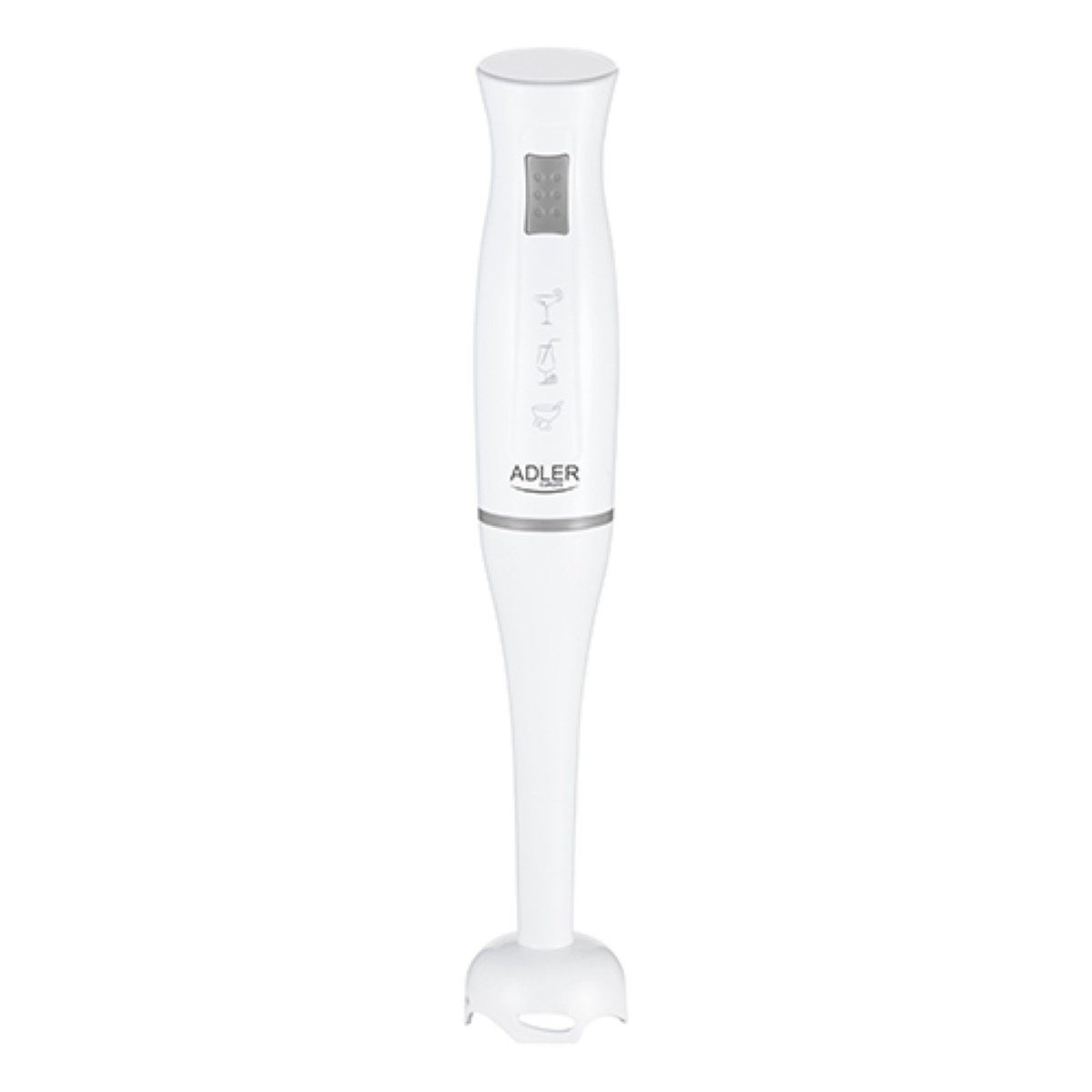 Adler Stabmixer AD 4622 300 W - ergonomischer Griff, Edelstahlklinge - Weiß, 300 W, Ergonomischer Griff, Platzsparend, Abnehmbarer Mixstab