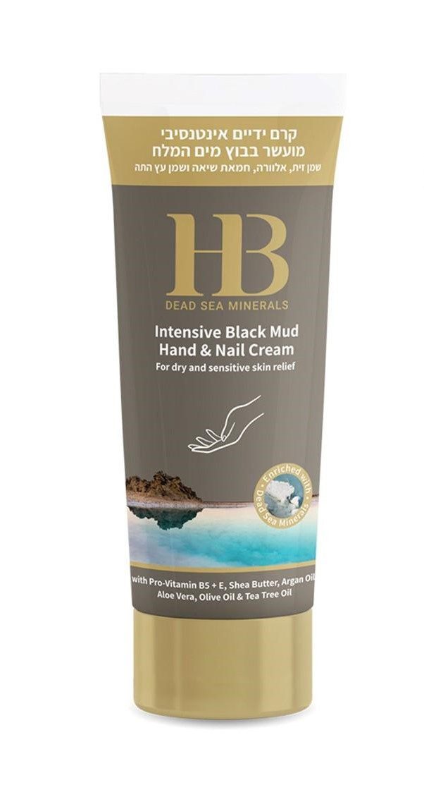 H.B. Dead Sea Minerals Handcreme Health&Beauty Intensive Schwarze Schlamm Hand- und Nagelcreme 200 ml