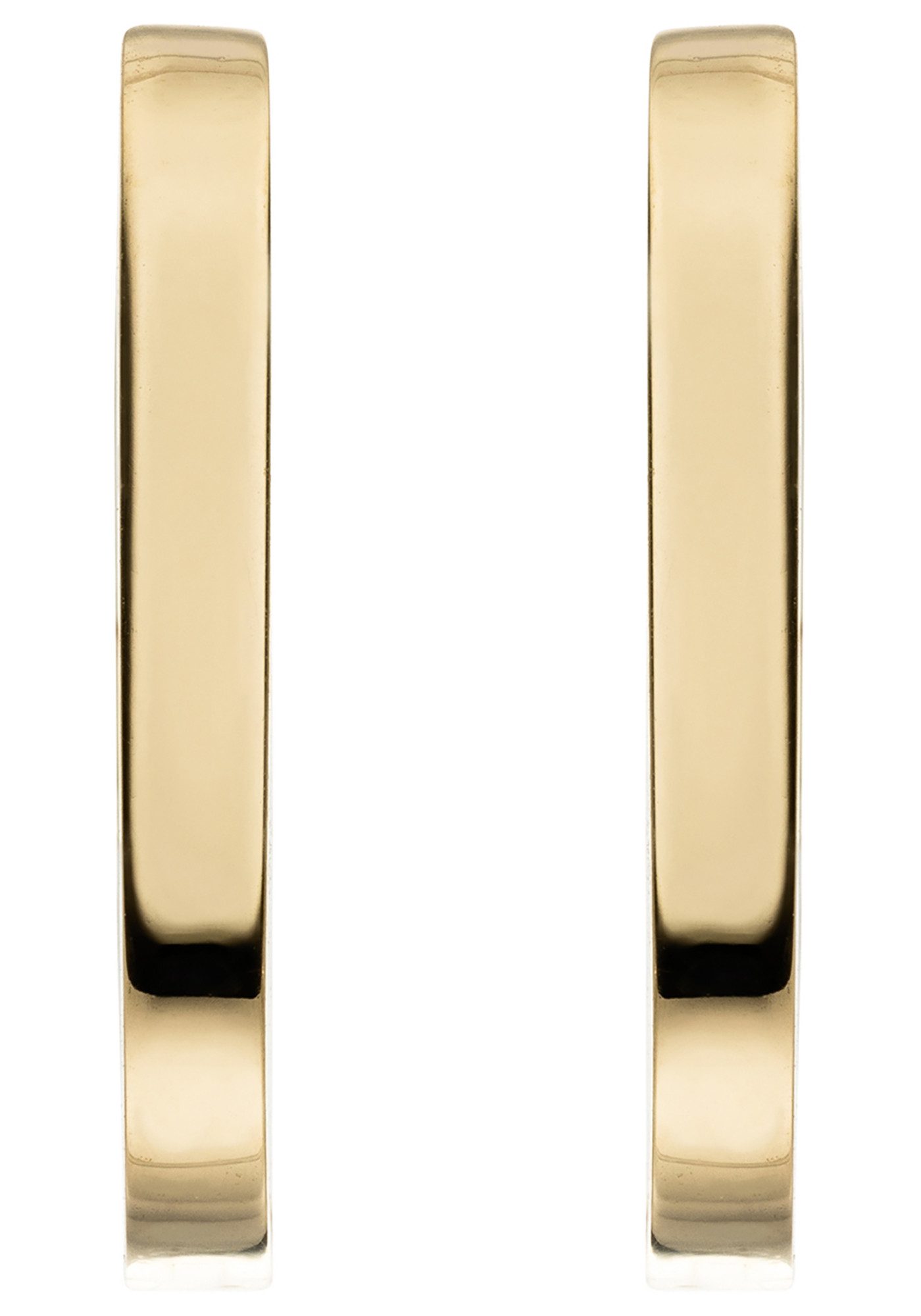 JOBO Paar Creolen Ohrringe abgerundet 18 mm, 8 Karat 333 Gold günstig online kaufen