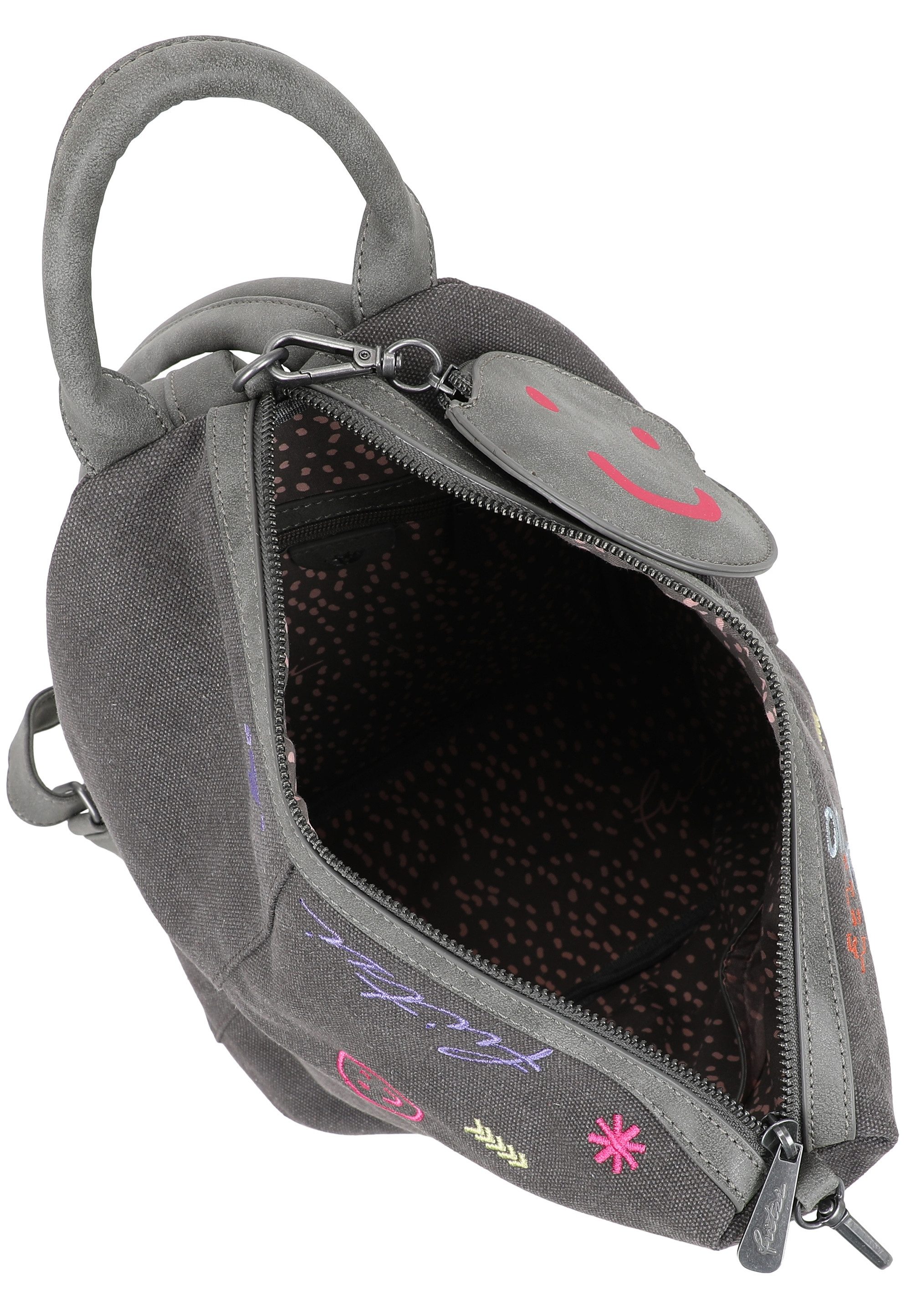 Fritzi aus Preußen Sportrucksack Marit Limited Embro Fun, mit Stickdetails und abnehmbarem Pocket-Anhänger – Bild 5 von 5