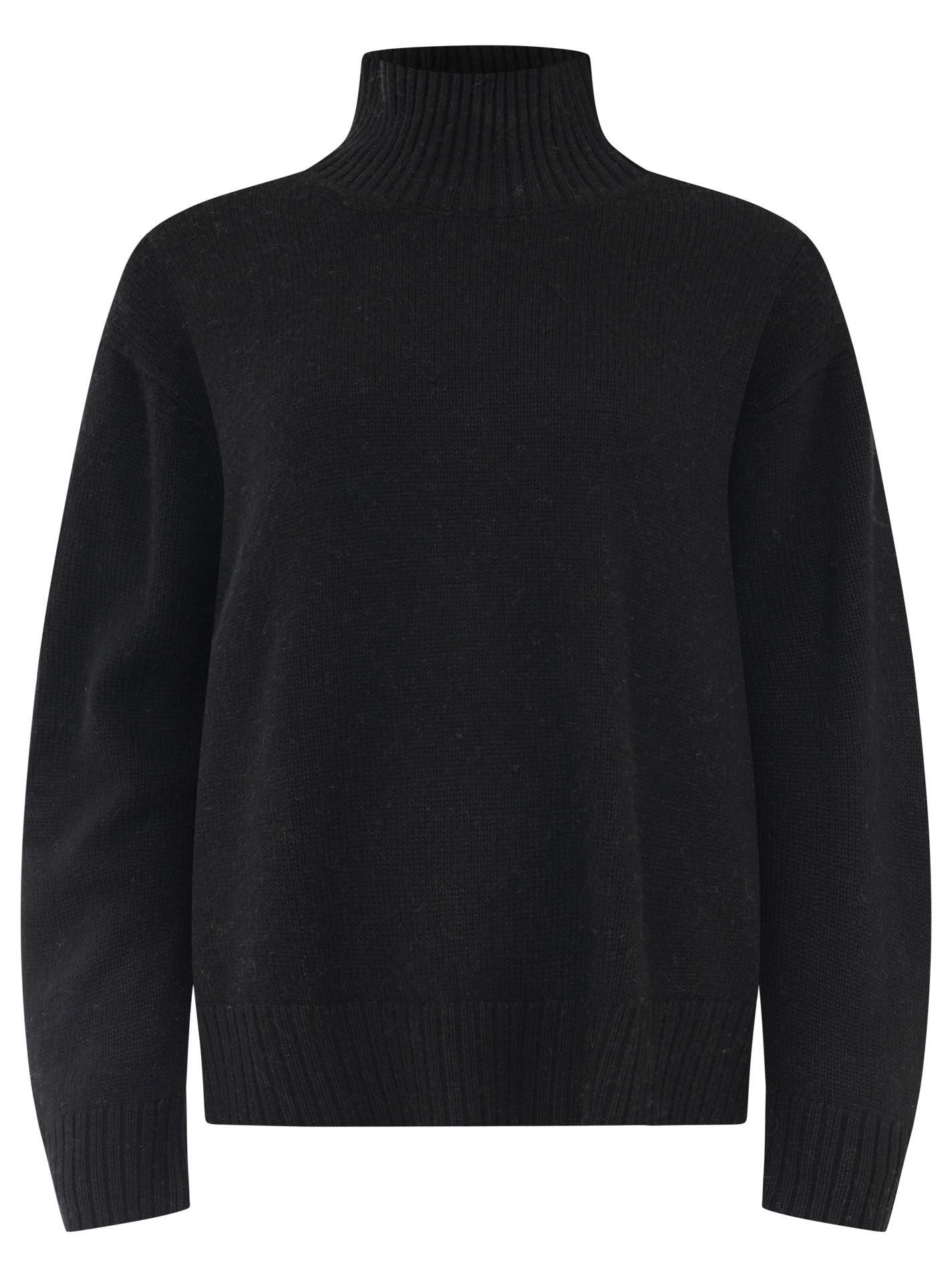Zwillingsherz Stehkragenpullover 100% Cashmere Stehkragen "Bold"