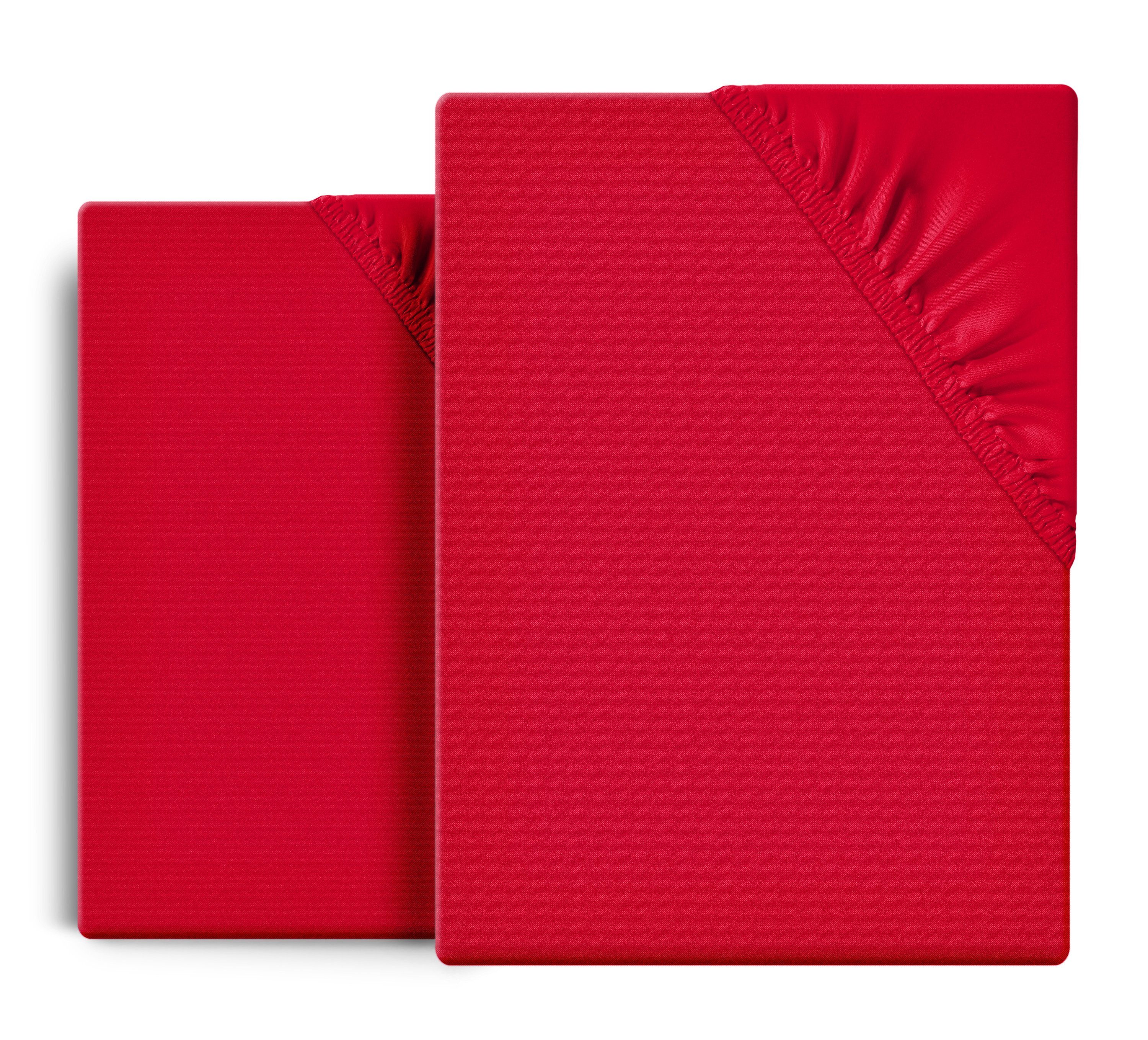 Beautex Spannbettlaken 2er Set Spannbetttuch Bettlaken günstig online kaufen