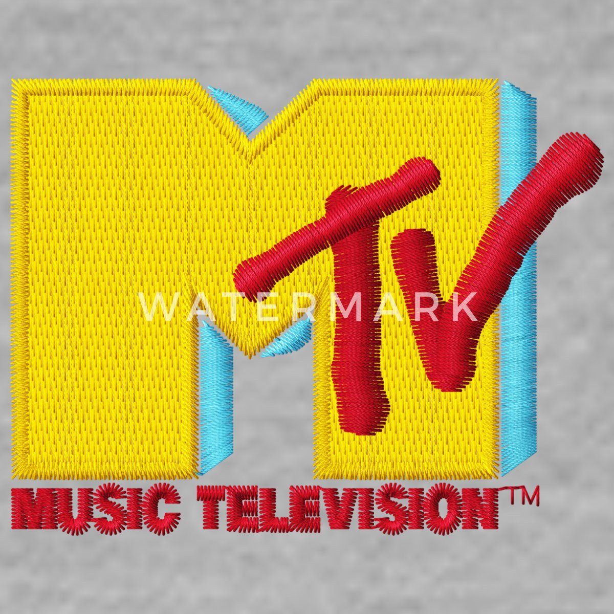 Spreadshirt Hoodie MTV Logo Als Stick-Design Herren Premium Hoodie (1-tlg) günstig online kaufen