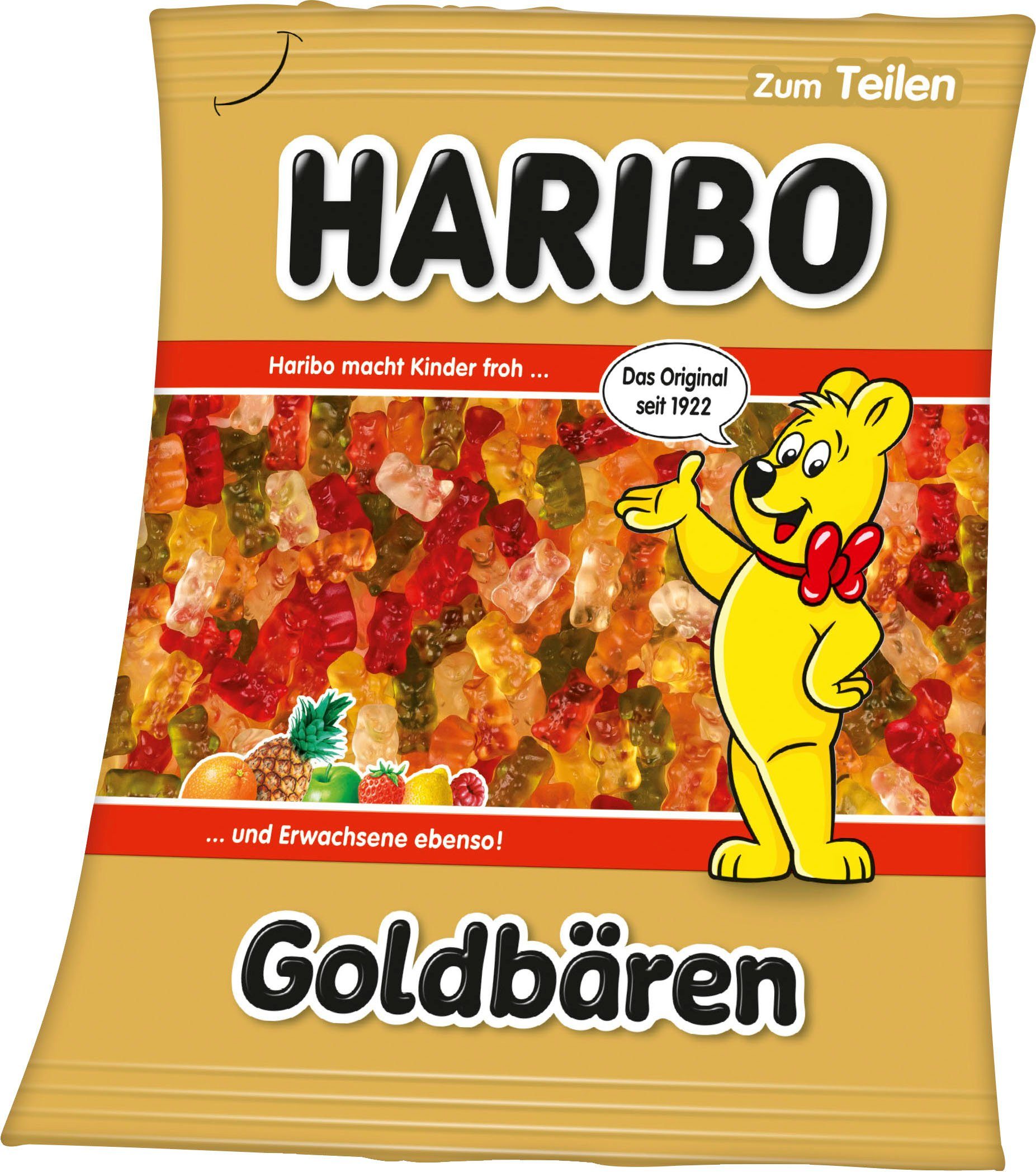 Wohndecke Haribo, HARIBO, mit tollem Goldbären Motiv, Kuscheldecke