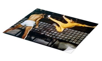 Posterlounge Wandfolie Bridgeman Images, Bruce Lee und Kareem Abdul-Jabbar, Fotografie