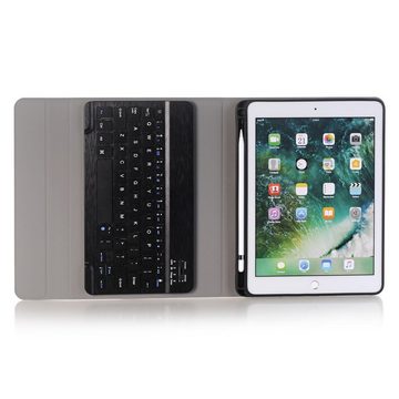 Lobwerk Tablet-Hülle 2in1 Set (Hülle + Tastatur) für Apple iPad Pro 9.7 2016, Aufstellfunktion, Sturzdämpfung