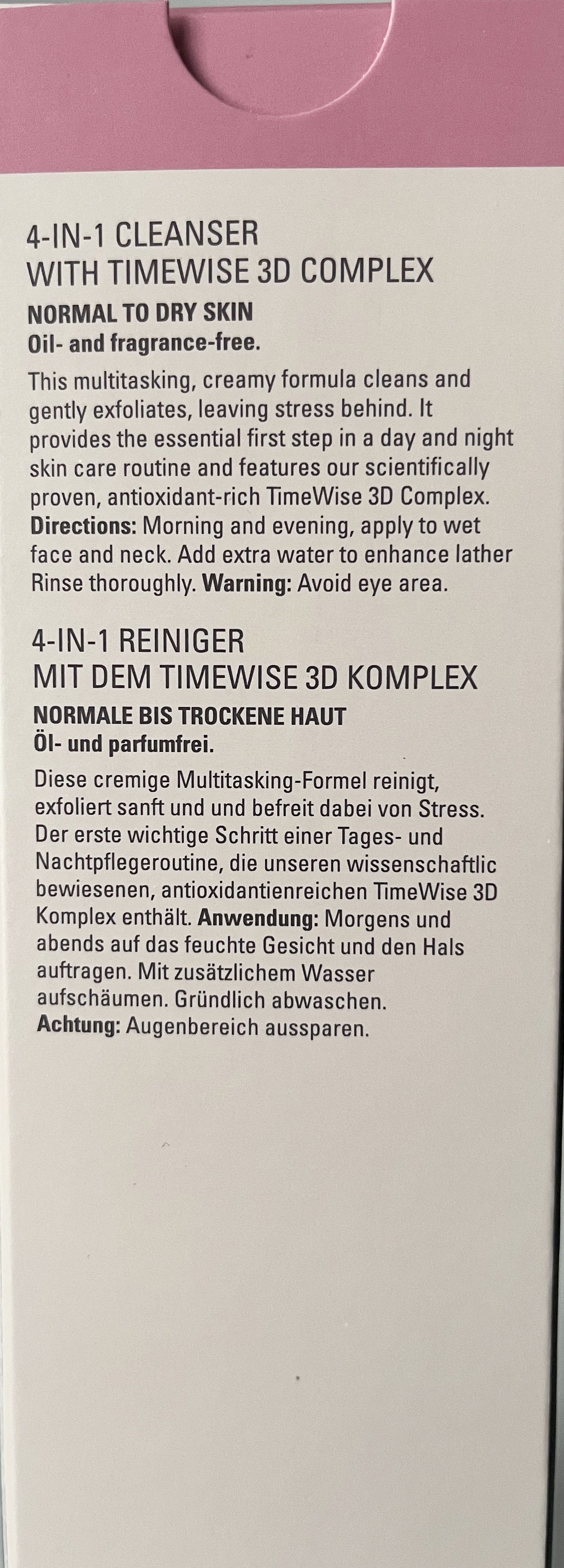 Mary Kay Gesichts-Reinigungslotion TimeWise 4 in 1 Cleanser Reiniger normale/trockene Haut 127 g Neu