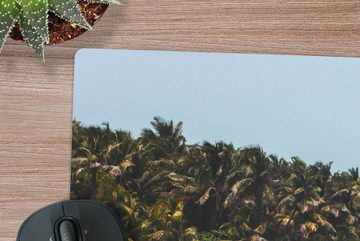 MuchoWow Gaming Mauspad Felsformation am Strand von Glover's Reef (1-St), Büro für Tastatur und Maus, Mousepad Gaming, 90x60 cm, XXL, Großes