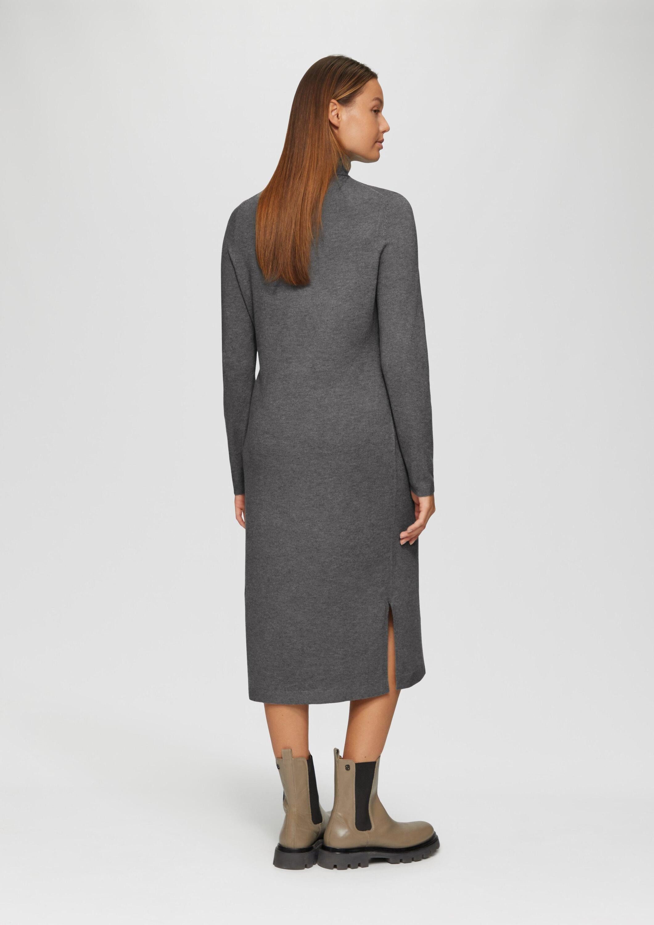 s.Oliver Midikleid Kleid Strickkleid im Viskosemix