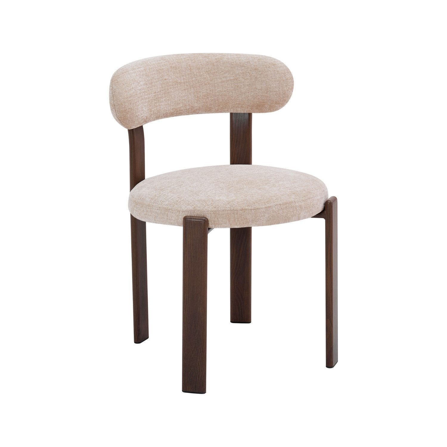 alesvelt Esszimmerstuhl BROOKE mit Rückenlehne und gepolsterte Sitzfläche (2er/4er/6er- Set), 52x50,5x76,5H CM – Bild 3 von 5