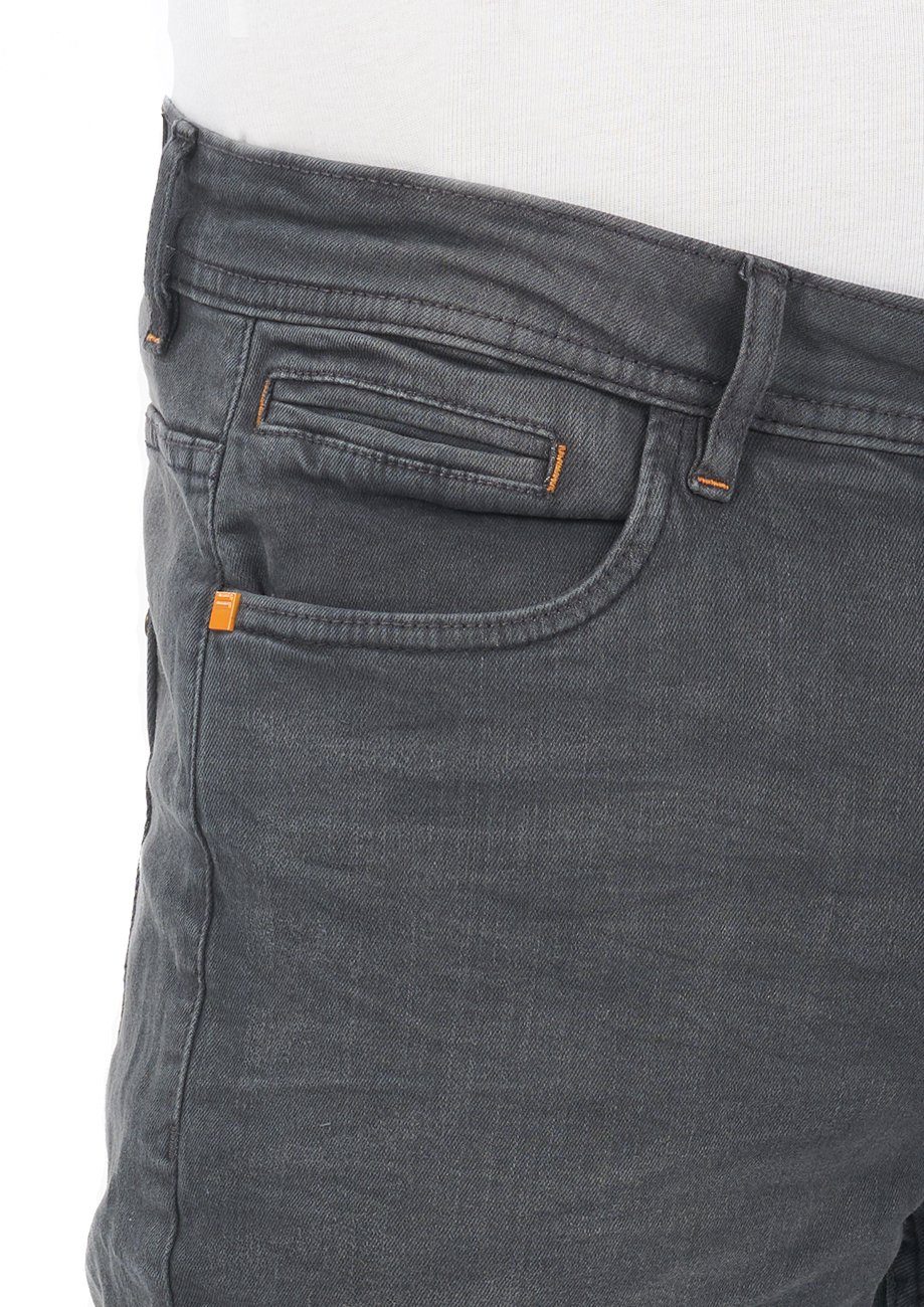 riverso Tapered-fit-Jeans Herren Jeanshose mit Denim Fit Grey Denim Hose RIVToni (G121) Tapered Stretch