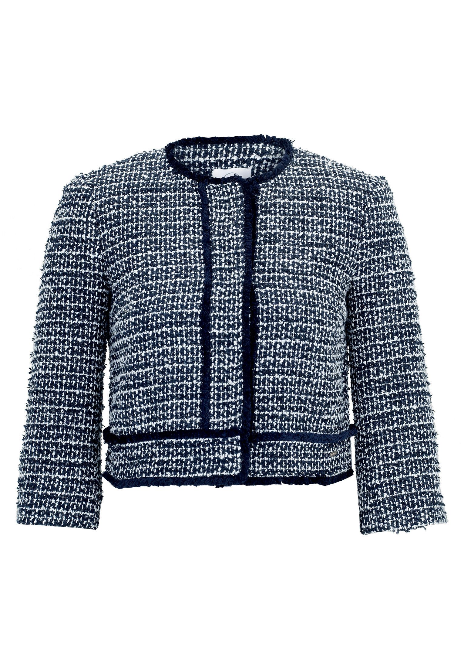 Betty&Co Jackenblazer Damen mit aufgesetzten Taschen Material